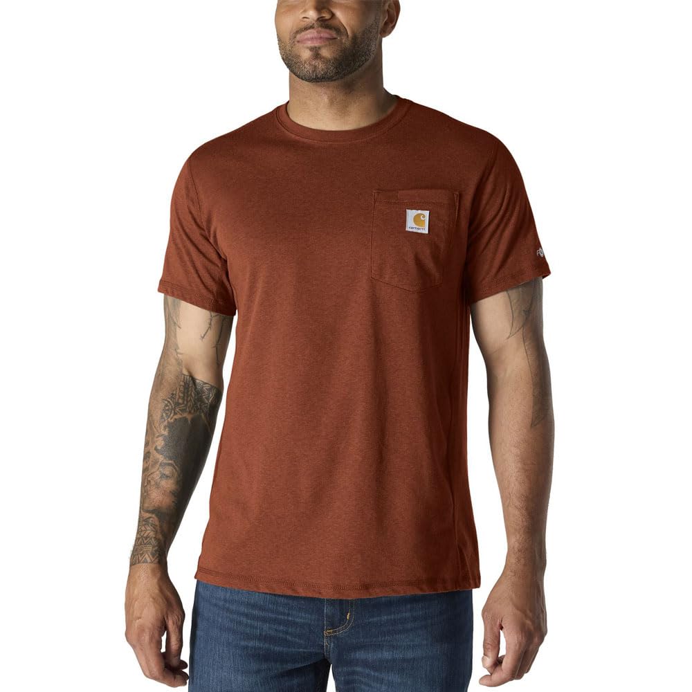 Carhartt Men's Force Relaxed Fit Midweight Short-Sleeve Pocket T-Shirt