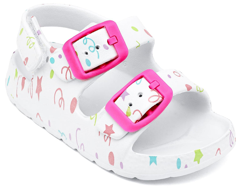 ChayChax Toddler Boys Girls Double Buckle Sandals Children's Adjustable Back Strap Water Sandal