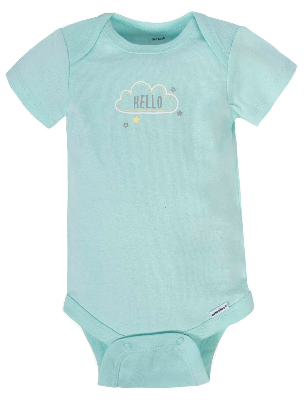 Gerber Baby Girls' 8-pack Short Sleeve Onesies Bodysuits