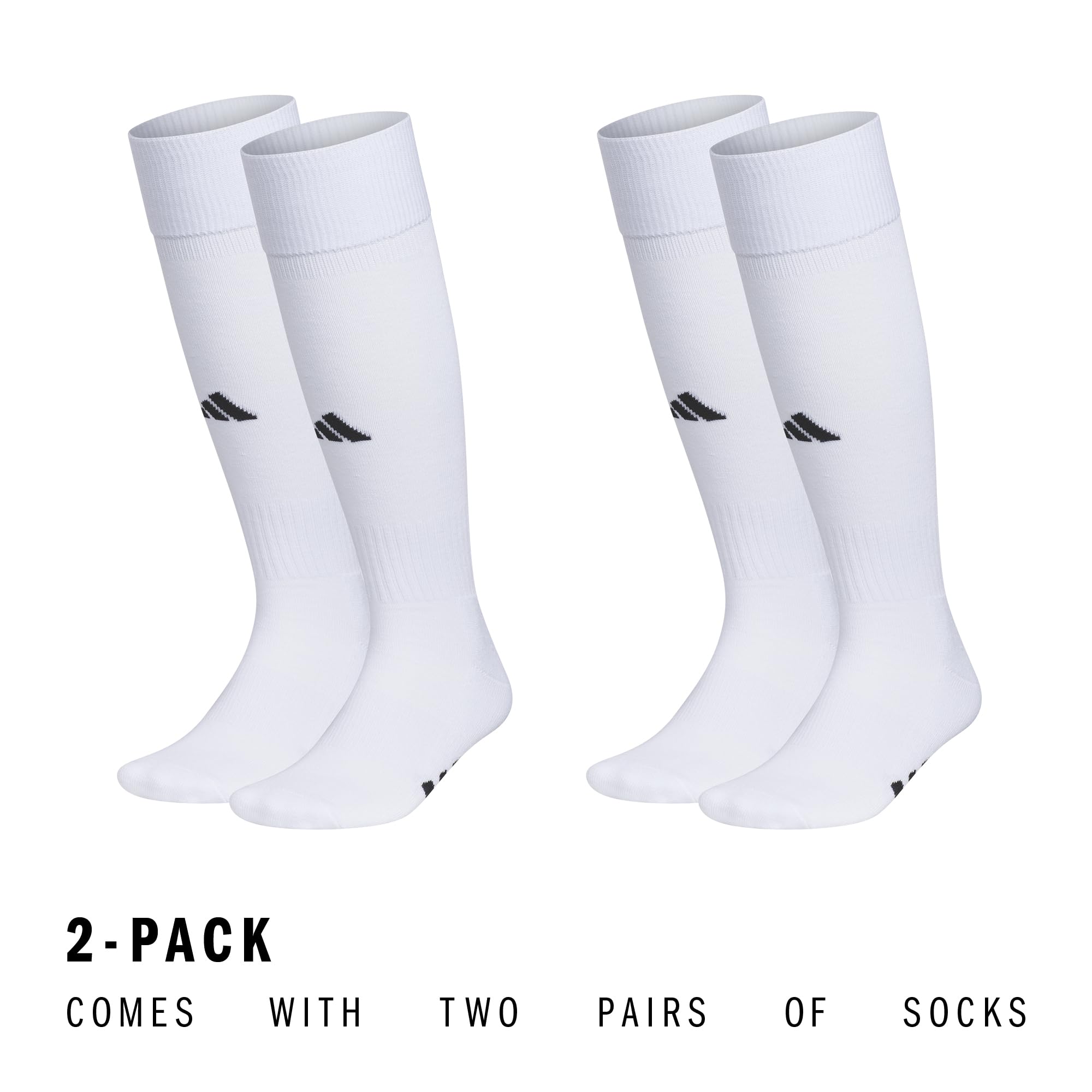 adidas Rivalry Over-the-Calf Soccer Socks 2 Pairs