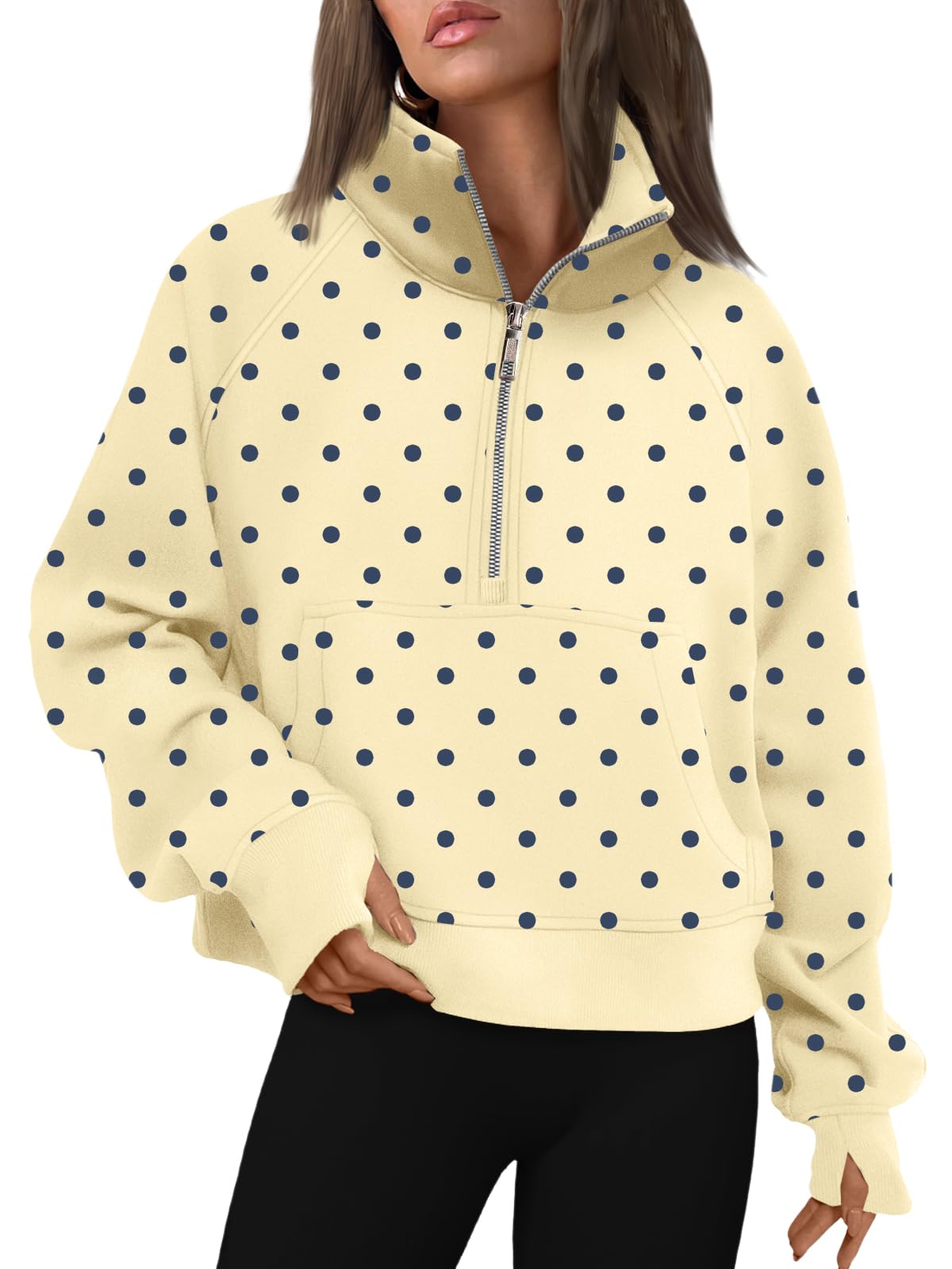AUTOMET Womens Sweatshirts Half Zip Fleece Pullover Fall Outfits