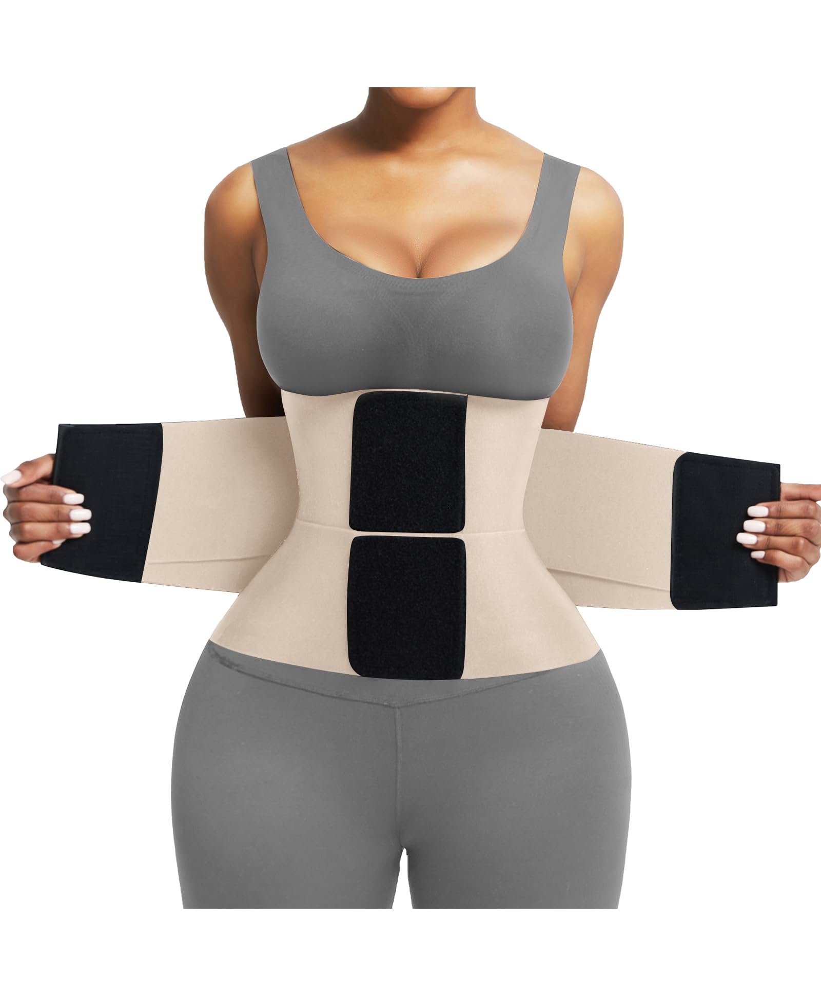 FeelinGirl Waist Trainer Belt Cincher Corset Tummy Control Faja Body Shaper