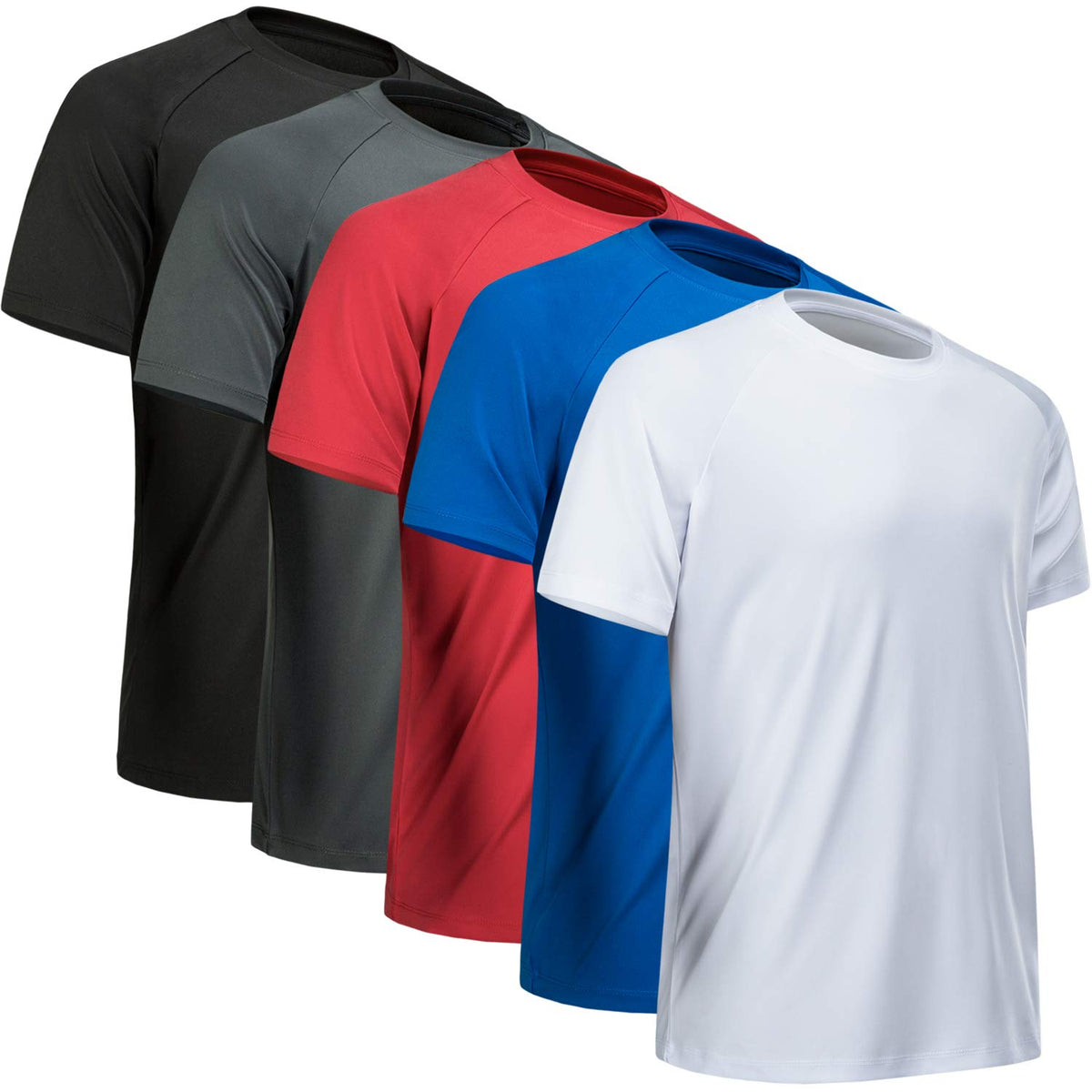 Workout Shirts for Men Short Sleeve Quick Dry Gym T Shirt