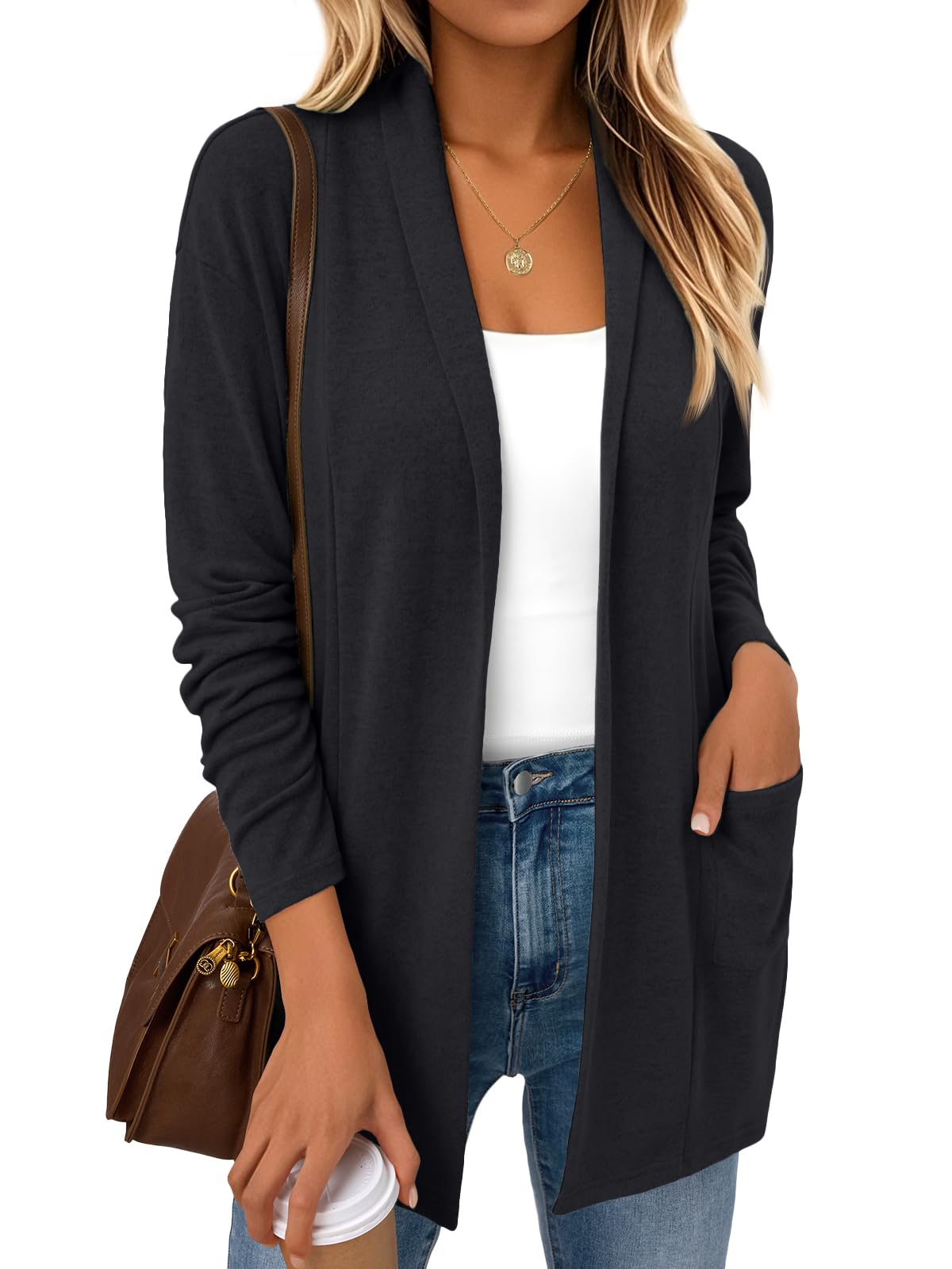 LILLUSORY Cardigan for Women Lightweight Cardigans Fall Fashion Outfits