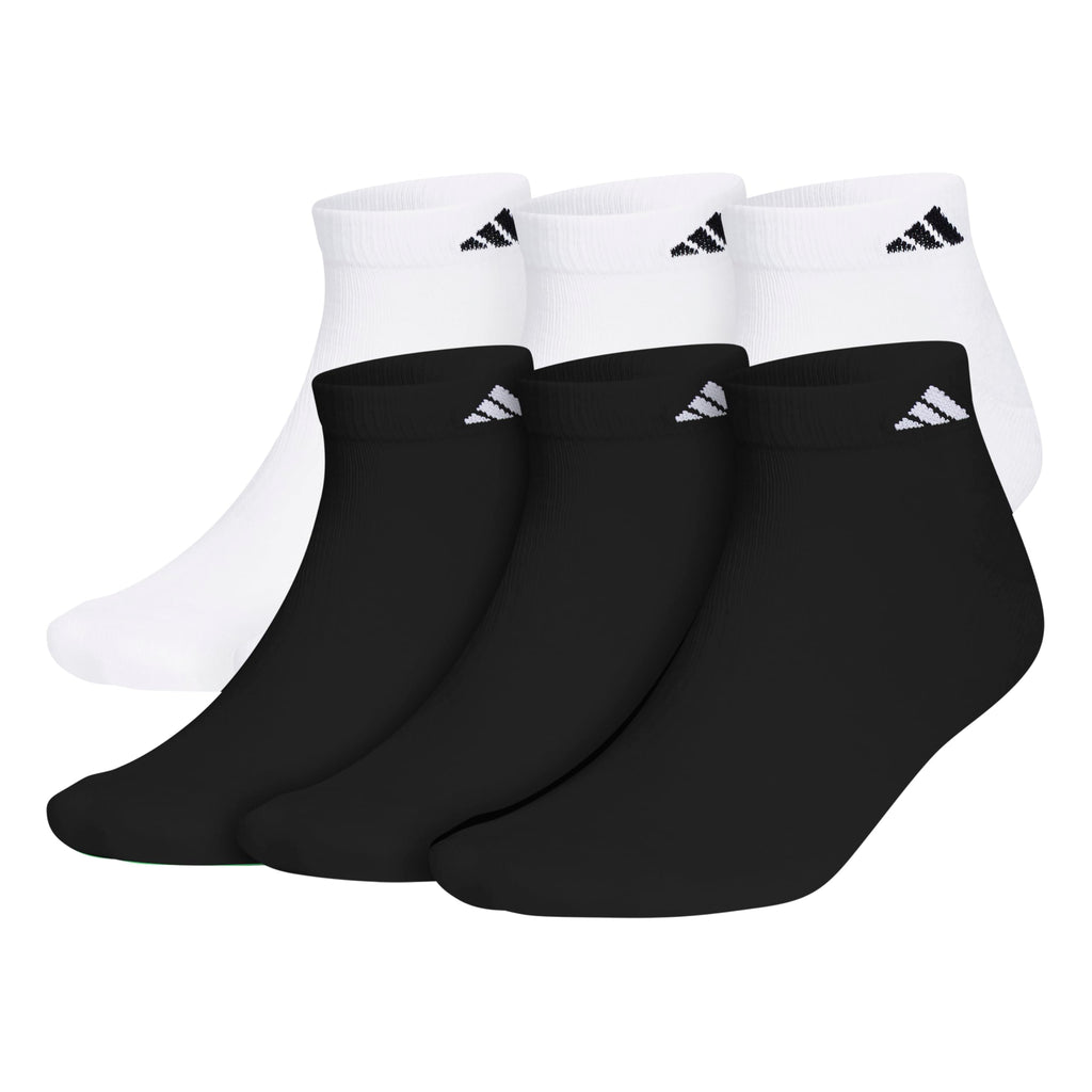 adidas Men's Athletic Cushioned Low Cut Ankle Socks 6 Pairs