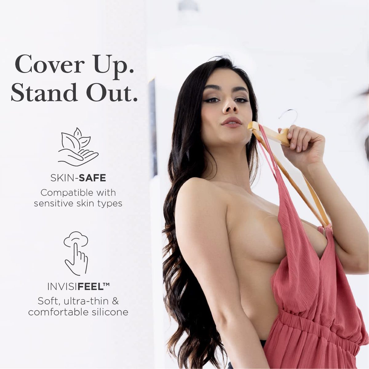 Nippies Reusable Nipple Covers, Skin Safe Pasties in Circle or Lift Style