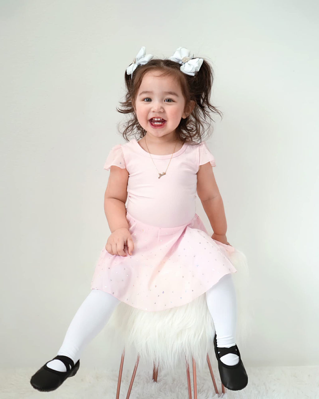 Stelle Ballet Shoes for Girls Toddler Soft Leather Split Sole Practice