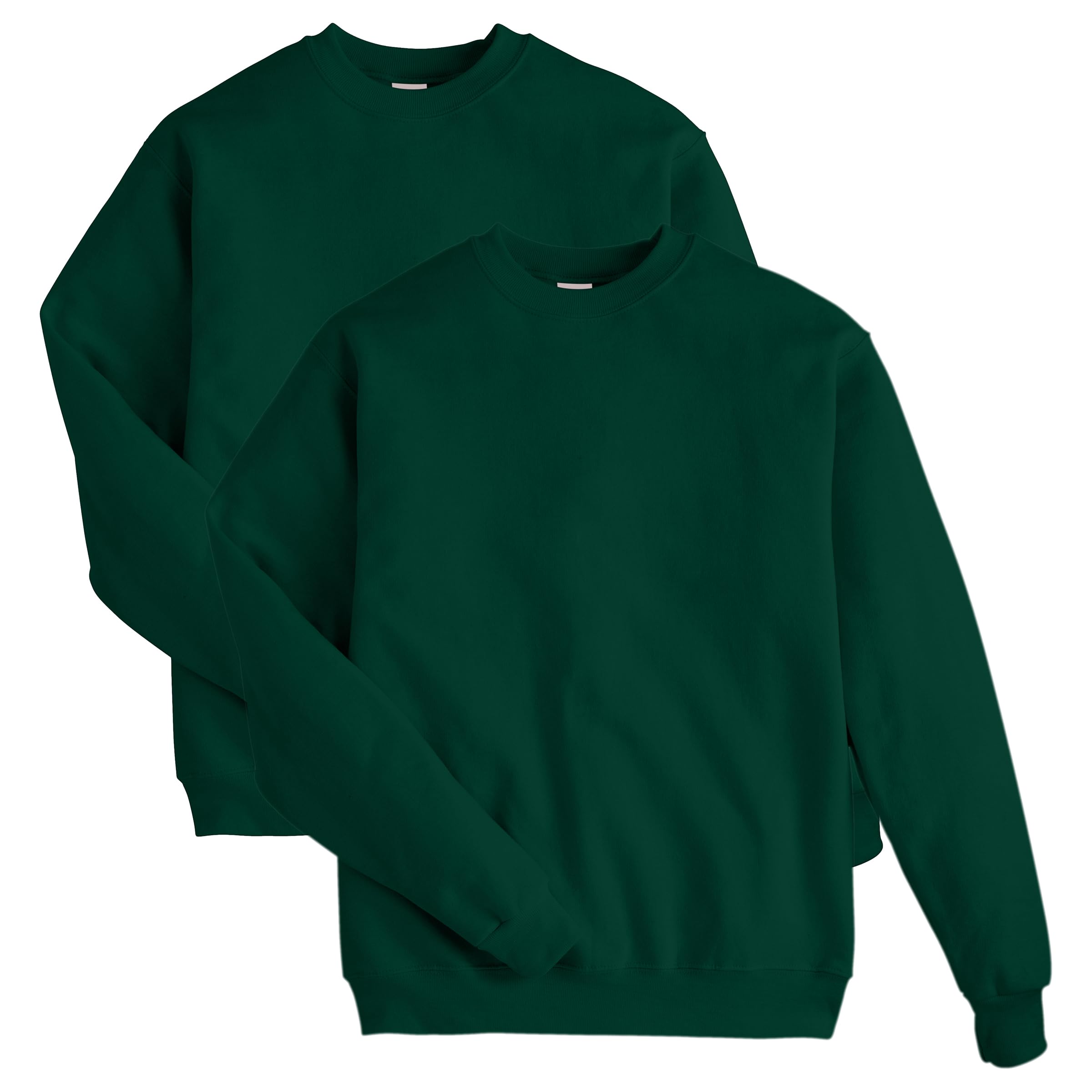 Hanes Men's Sweatshirt, EcoSmart Fleece Crewneck Sweatshirt, Big & Tall Available, 1 or 2-Pack