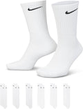 Nike Adult Everyday Cushioned Training Crew Socks (6-Packs) | Mens & Womens