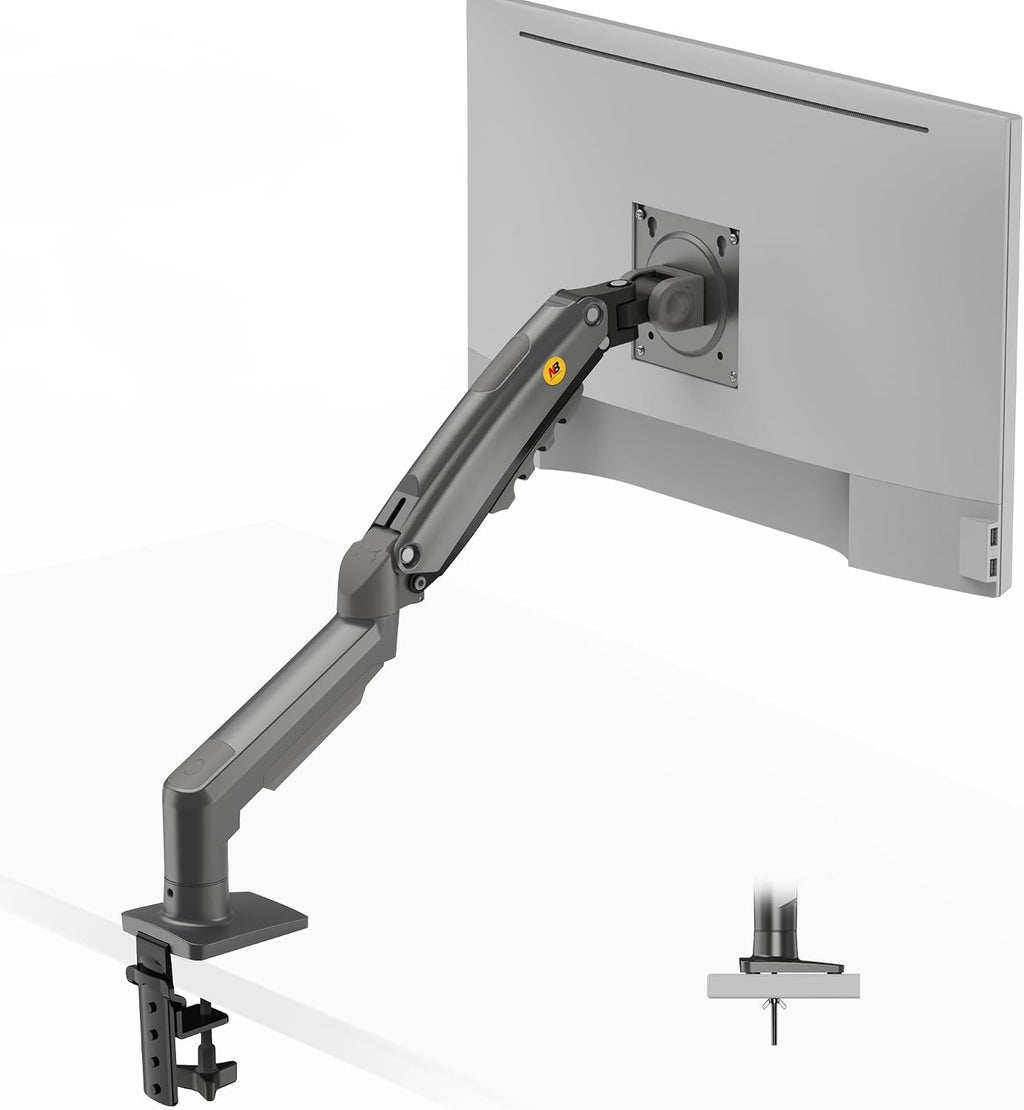 North Bayou NB F80 17-32" LCD/LED Monitor Mount Ergonomic Gas Spring Desk Mount 2-9 Kg