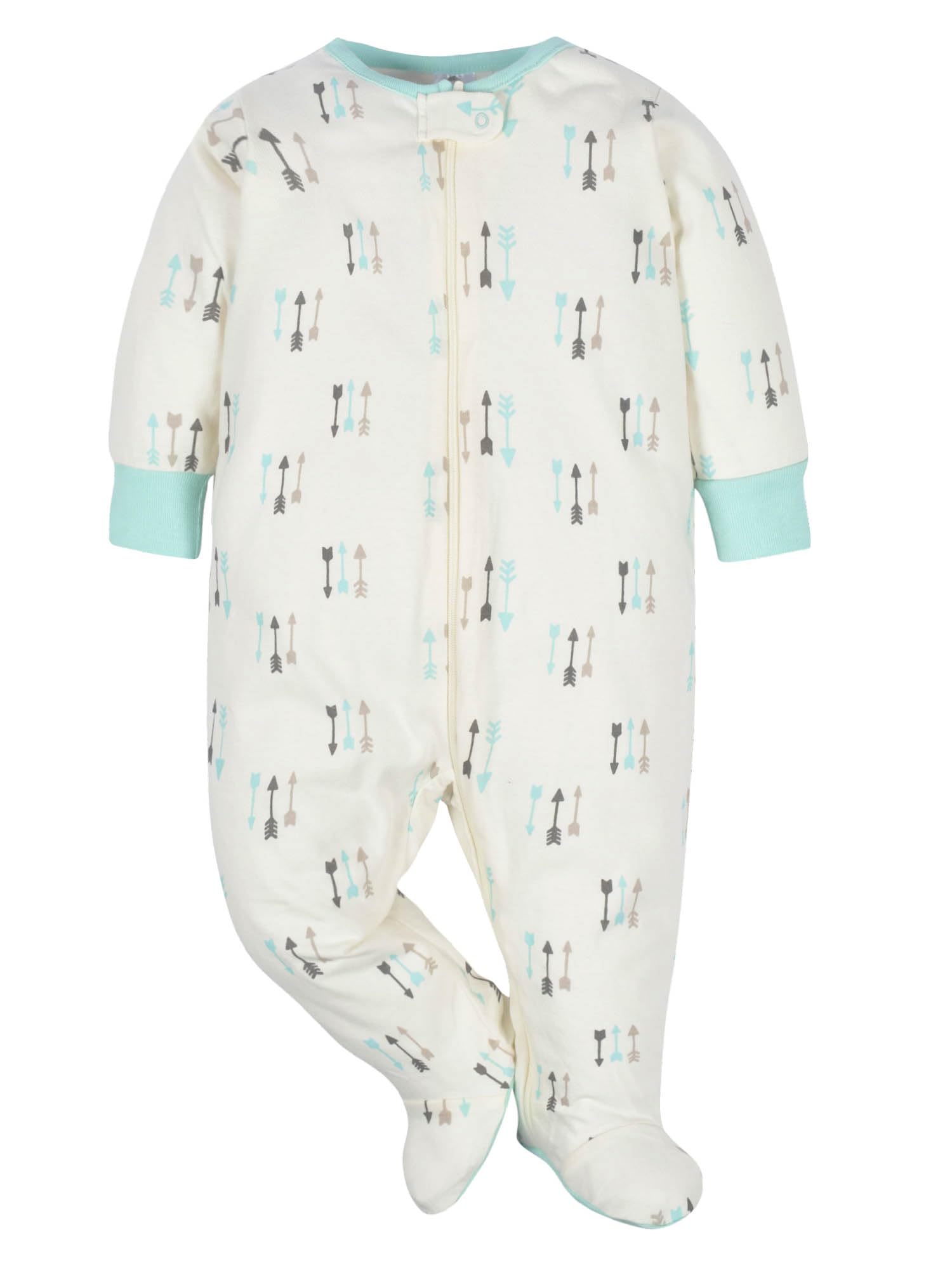 Gerber Baby Boys' 4 Pack Sleep 'N Play Footie