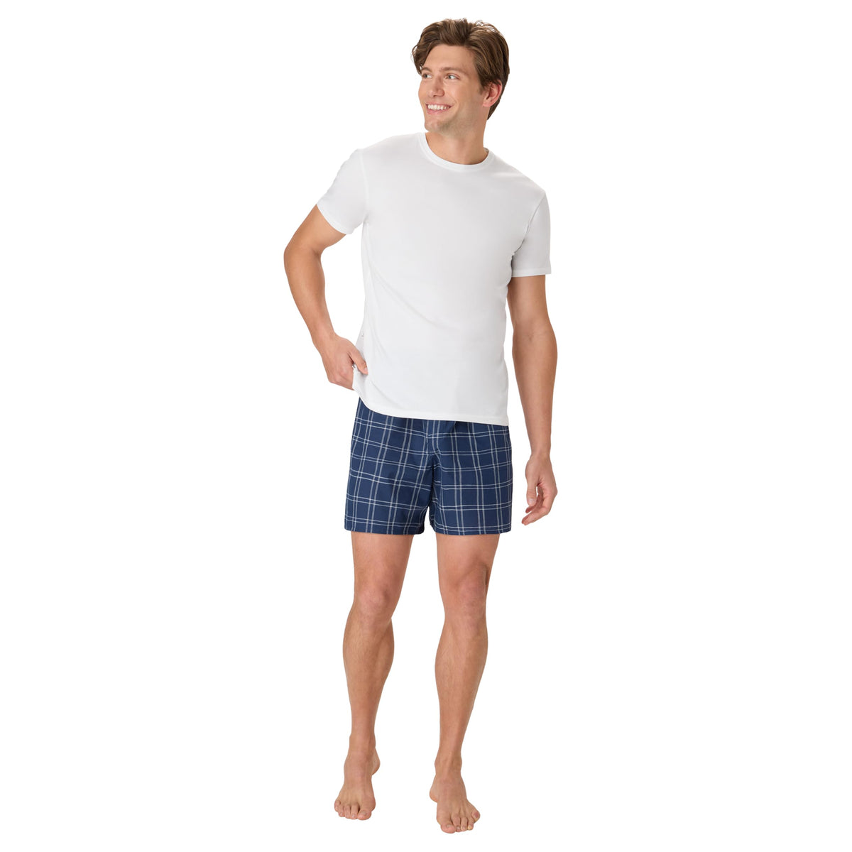 Hanes Men's Underwear Boxers Pack, Cool & Breathable Cotton Underwear, Moisture-Wicking Boxers for Men