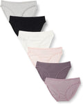Amazon Essentials Women's Cotton Spandex Bikini Brief Underwear (Available in Plus Size)