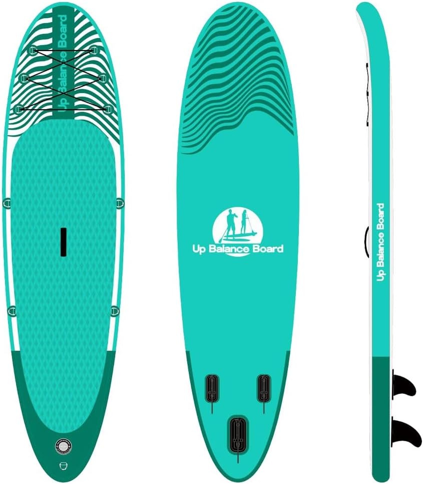 Up Balance Board Şişme Sup Board/Stand Up Paddle Board 335x84x15 cm Koyu Yeşil
