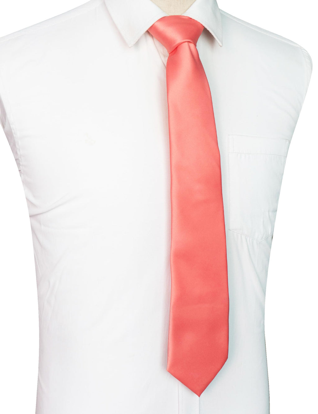 JEMYGINS Solid Color Tie Mens Necktie for Business and Wedding