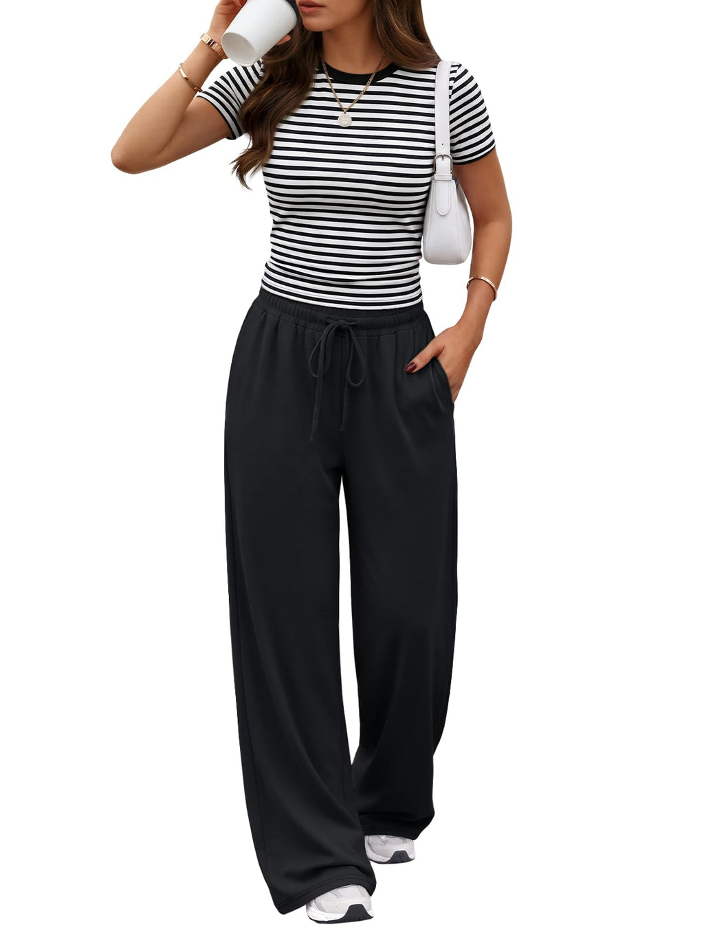 Trendy Queen Women's 2 Piece Matching Summer Lounge Set with Pockets