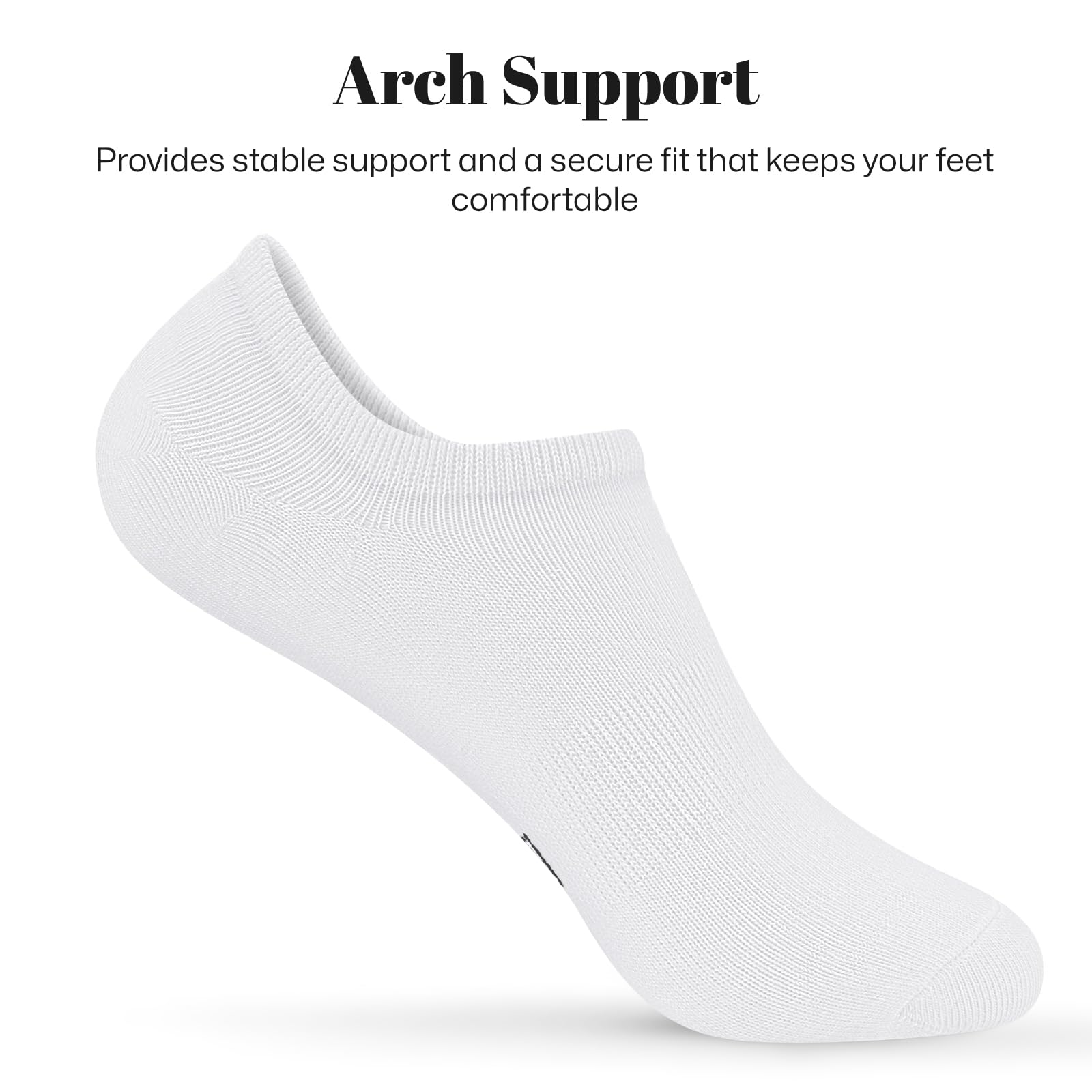 wernies No Show Socks Women Low Cut Ankle Socks Non Slip 4/8 Pairs