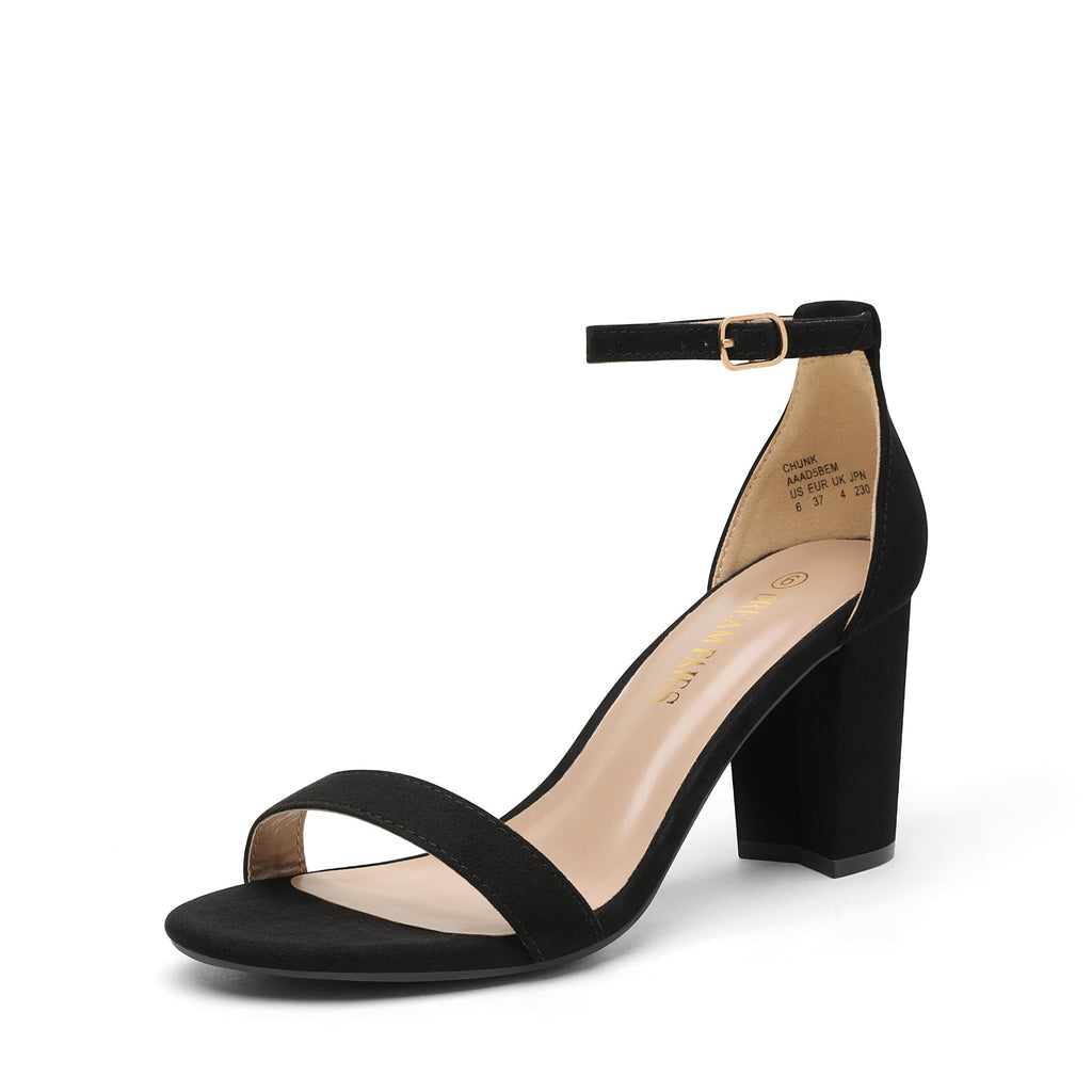 DREAM PAIRS Women's Comfort Block Heel Sandals