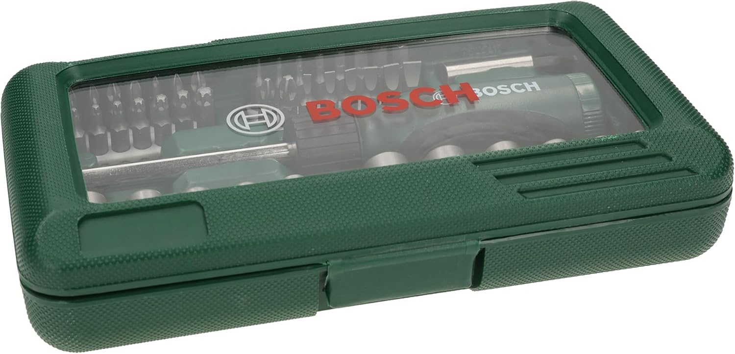 Bosch 46 Parça Tornavida, Vidalama Ve Lokma Uçlu Aksesuar Seti - 2607019504