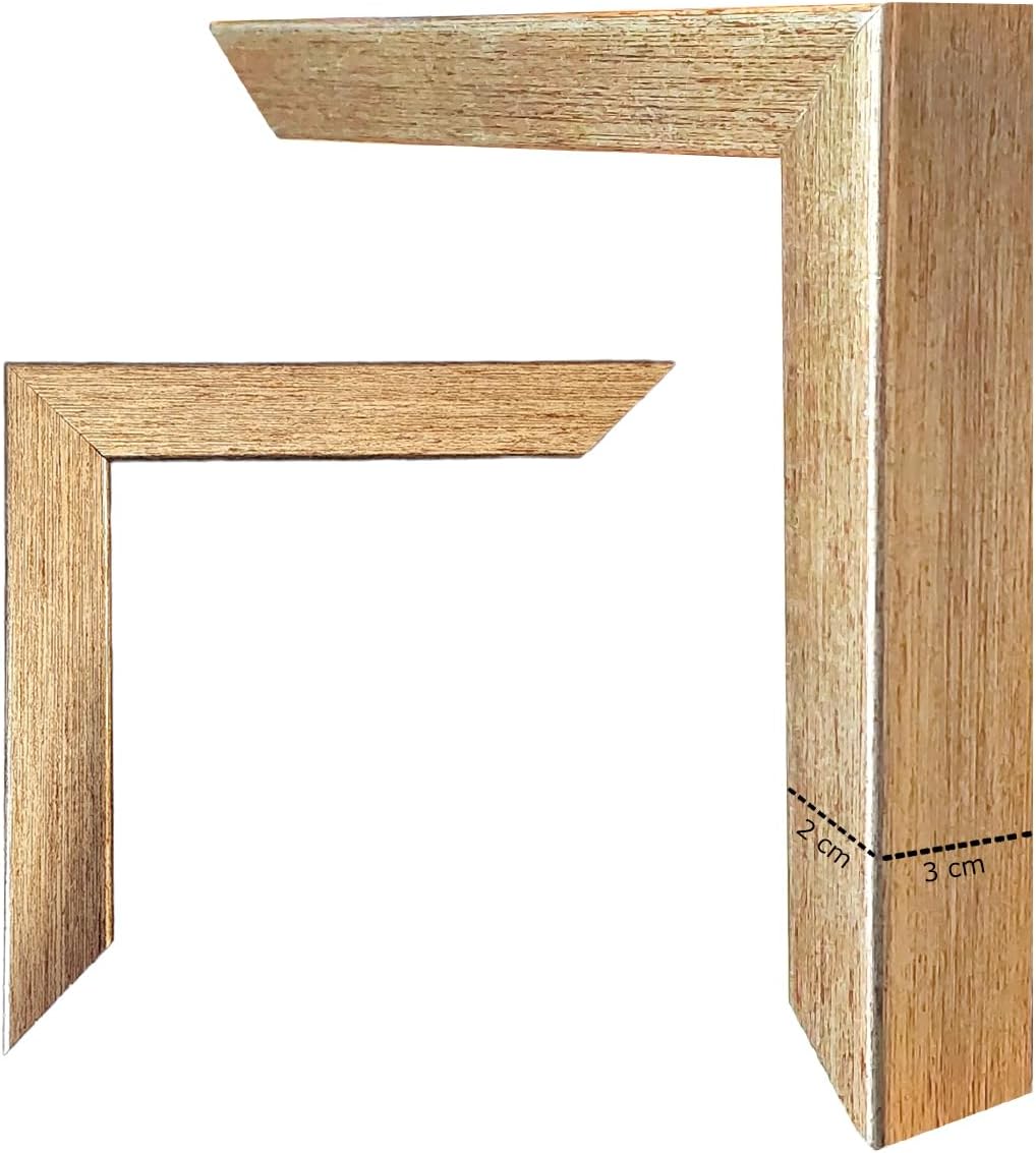 Yağlı Boya Dokulu Tablo Kanatlar Melek Kanadı Altın Çerçeveli 50 x 100 cm U04041