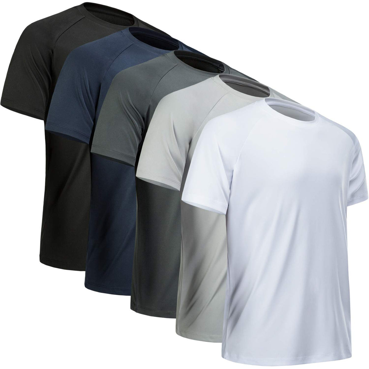 Workout Shirts for Men Short Sleeve Quick Dry Gym T Shirt