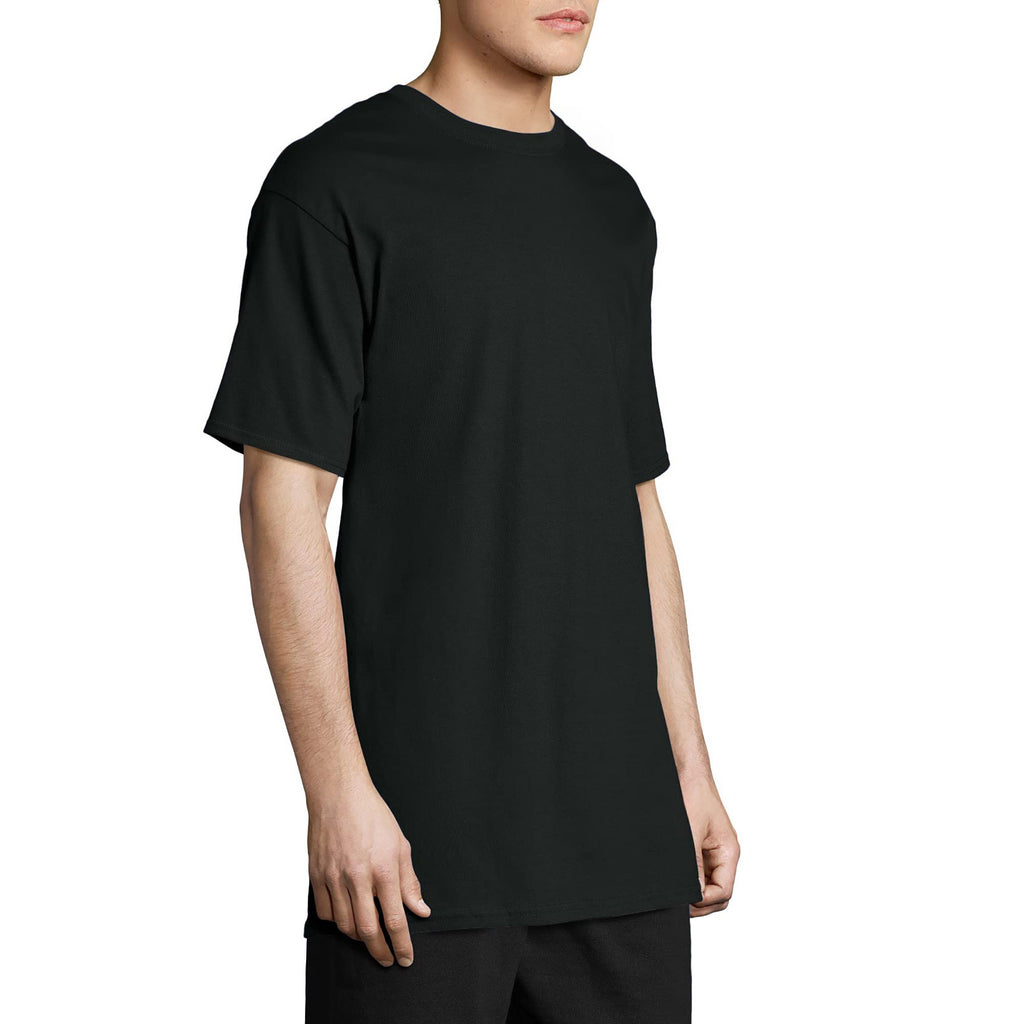 Hanes Men's Beefy-T T-Shirt, Heavyweight Cotton T-Shirts for Men, 1 or 2 Pack, Men's Tees (Tall