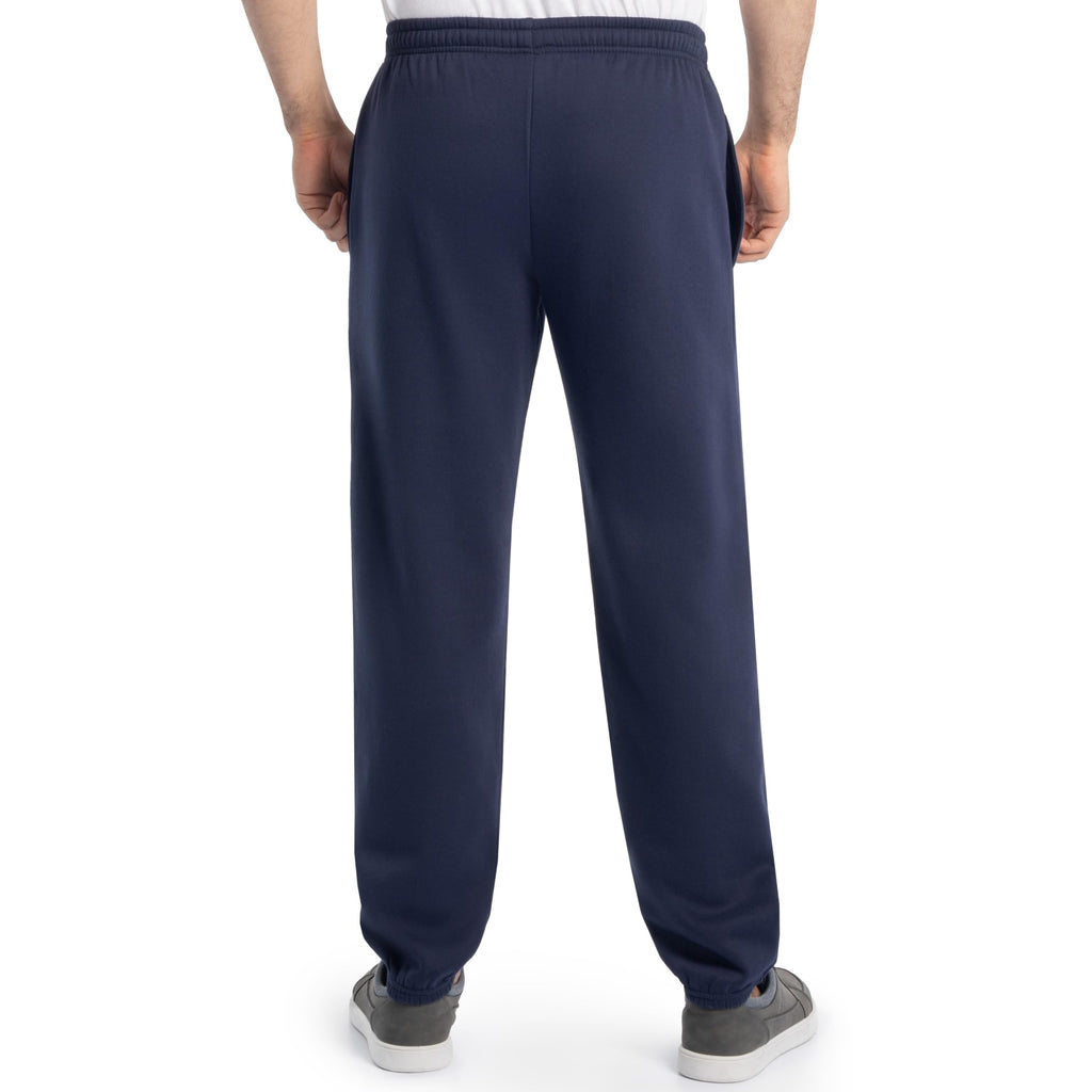 Fruit of the Loom Eversoft Fleece Elastic Bottom Sweatpants with Pockets, Relaxed Fit, Moisture Wicking, Breathable