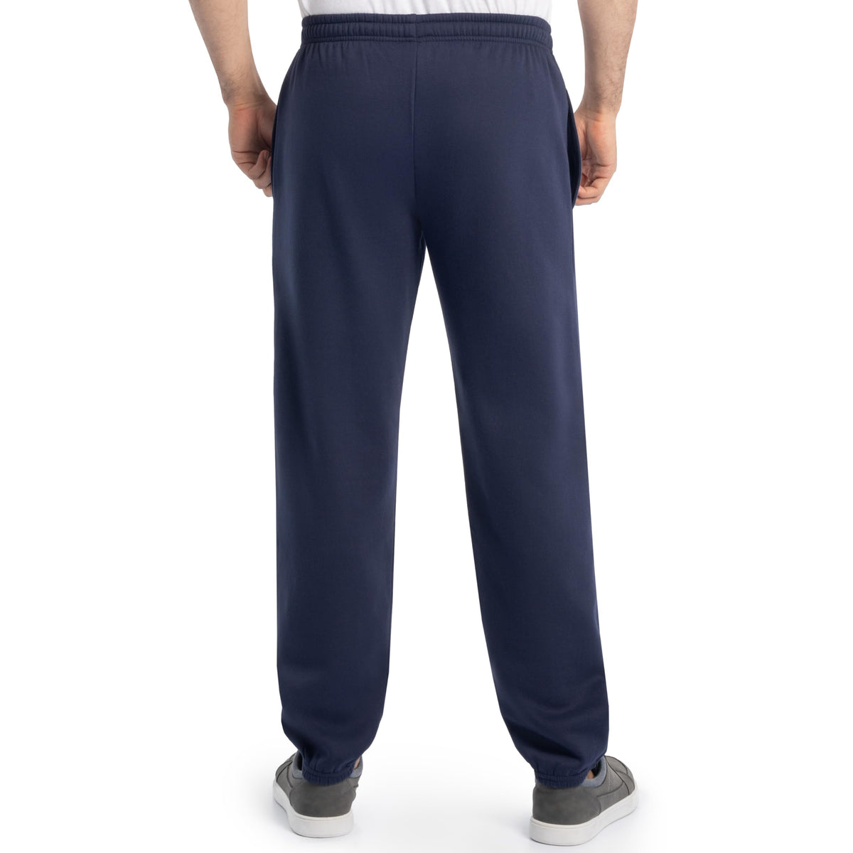 Fruit of the Loom Eversoft Fleece Elastic Bottom Sweatpants with Pockets, Relaxed Fit, Moisture Wicking, Breathable