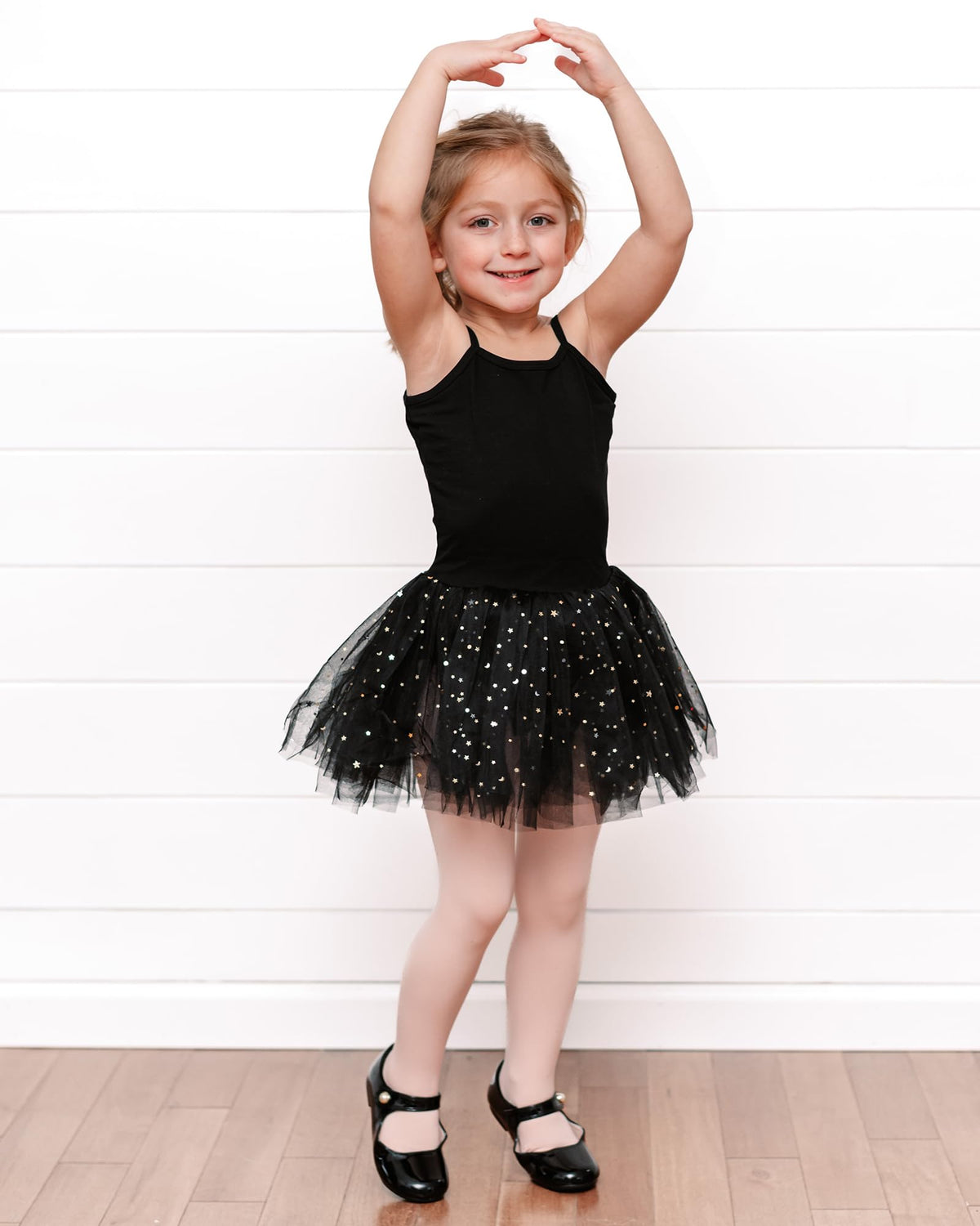 Stelle Girls' Footed Ballet Tights for Dance Class Toddler Kids 2T-15Y