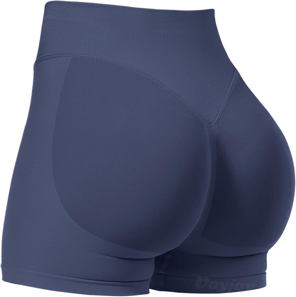 VOYJOY Women Workout Impact Shorts 2.5"/ 3.6"/ 4.5"/ 6" Scrunch Butt Booty