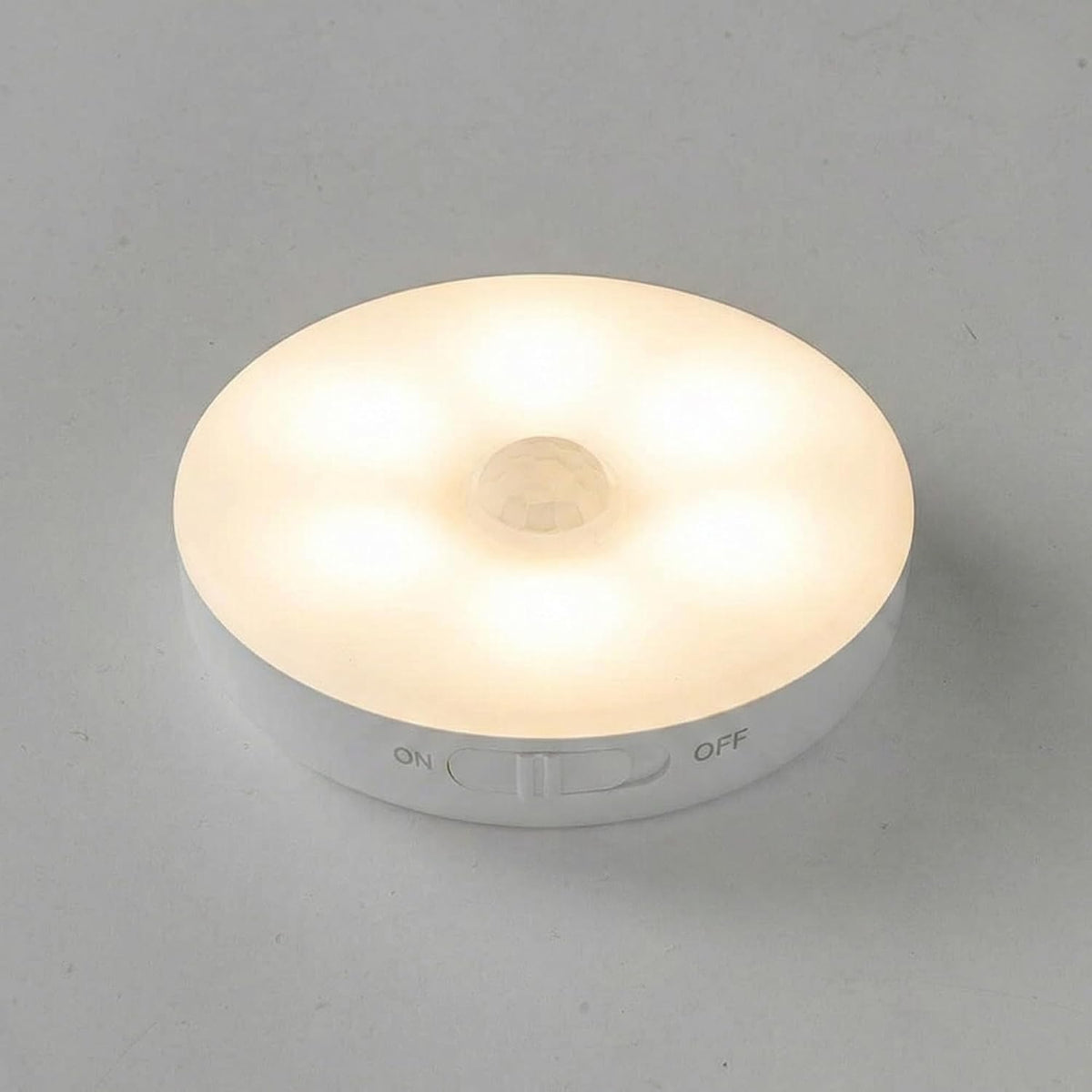 Amber LED Hareket Sensörlü Ledli Gece Lambası Şarj Edilebilir, Taşınabilir 4000k Günışığı (2 Adet)