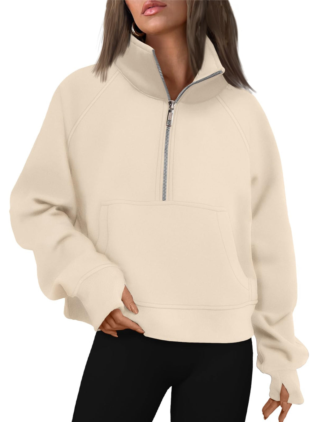 AUTOMET Womens Sweatshirts Half Zip Fleece Pullover Fall Outfits