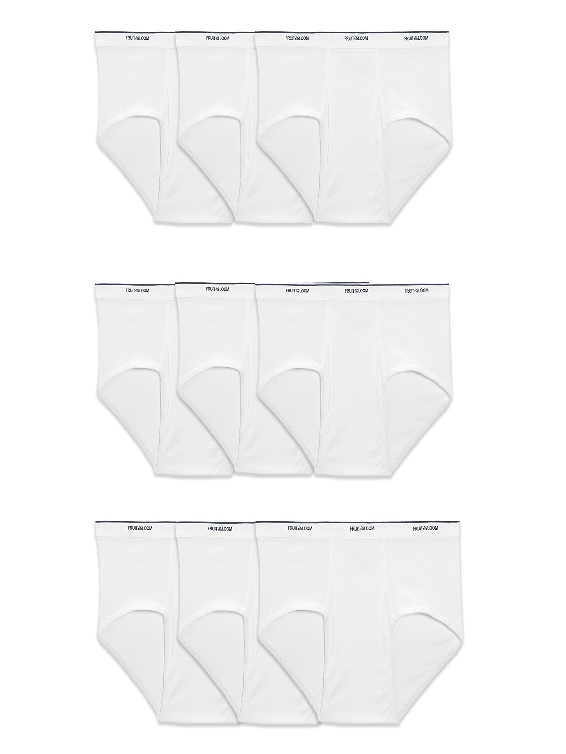 Fruit of the Loom Men's Underwear Briefs, Tag Free & Moisture Wicking