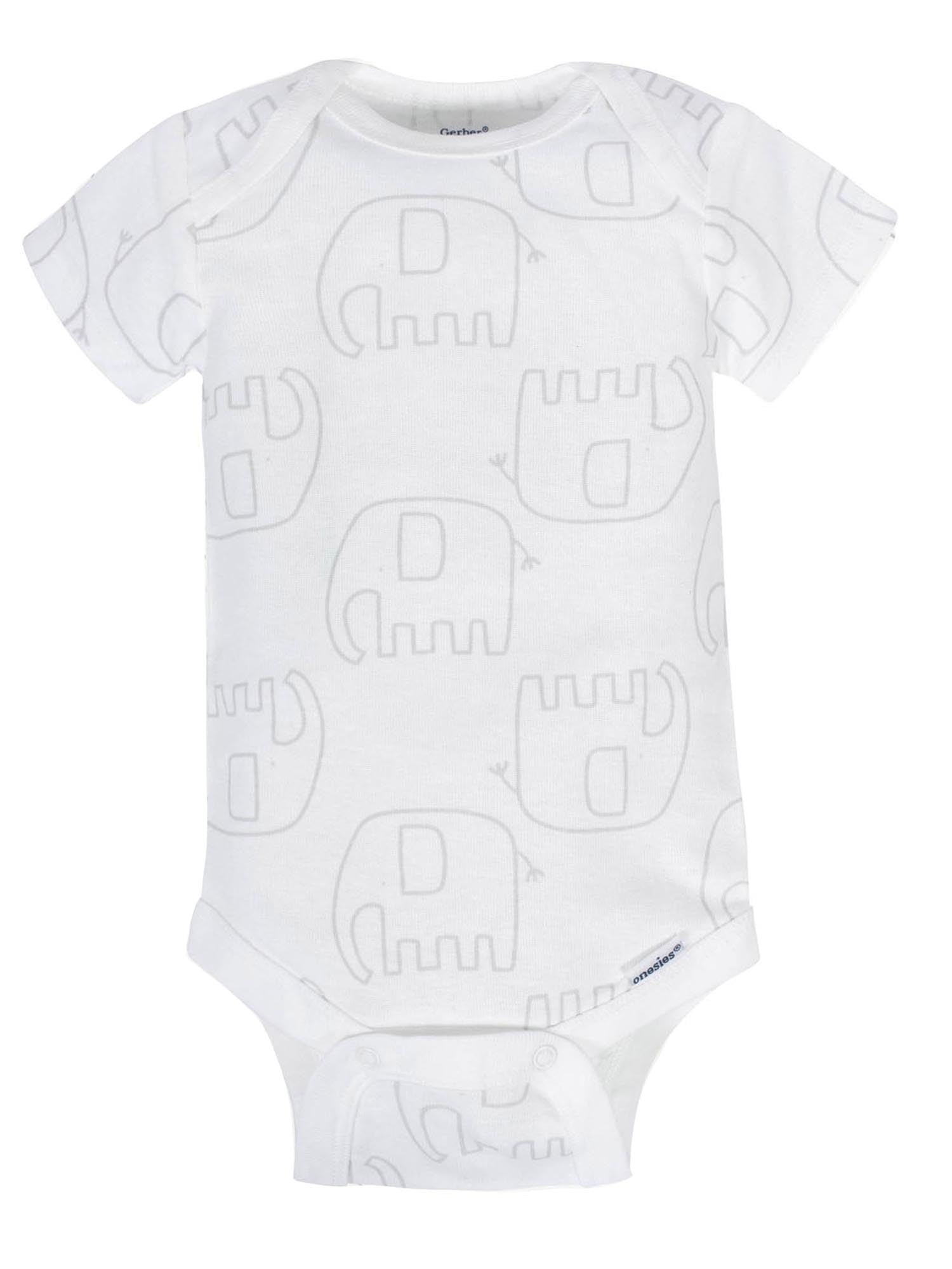 Gerber Baby Girls' 8-pack Short Sleeve Onesies Bodysuits