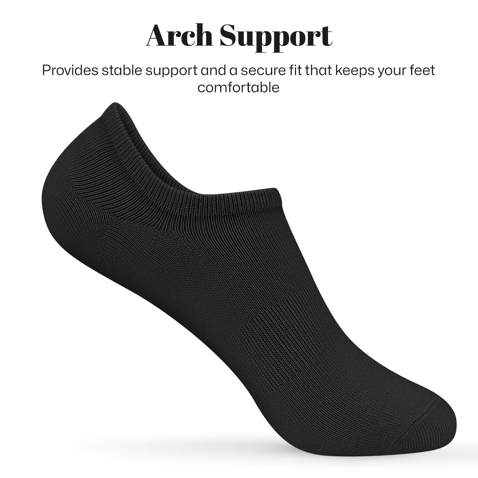 wernies No Show Socks Women Low Cut Ankle Socks Non Slip 4/8 Pairs