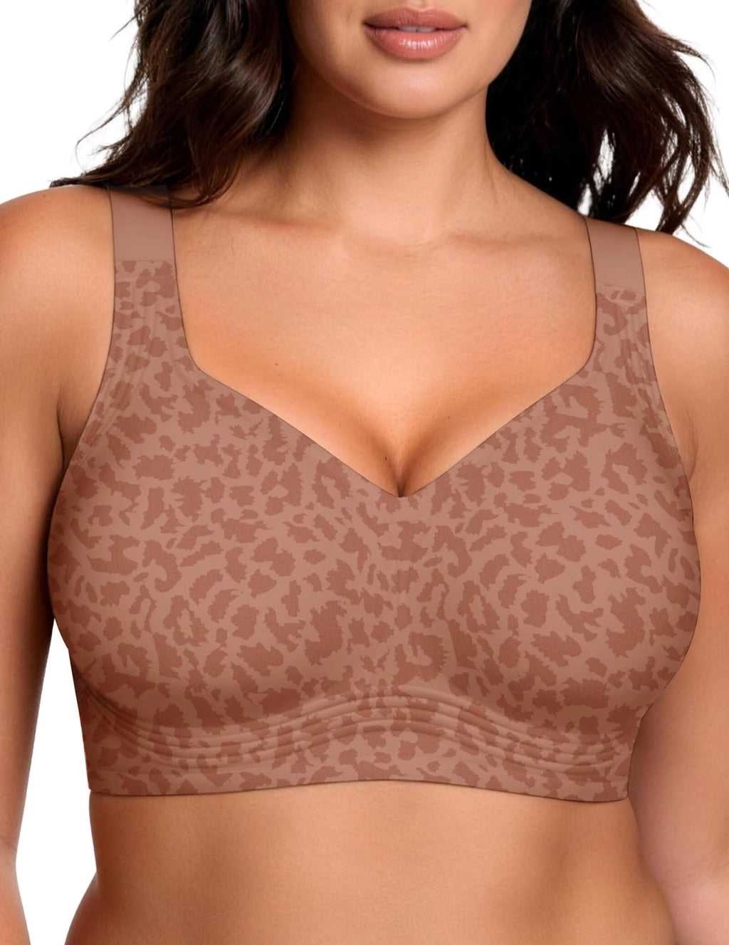 Vertvie Jelly Bras for Women No Underwire Minimizer Support