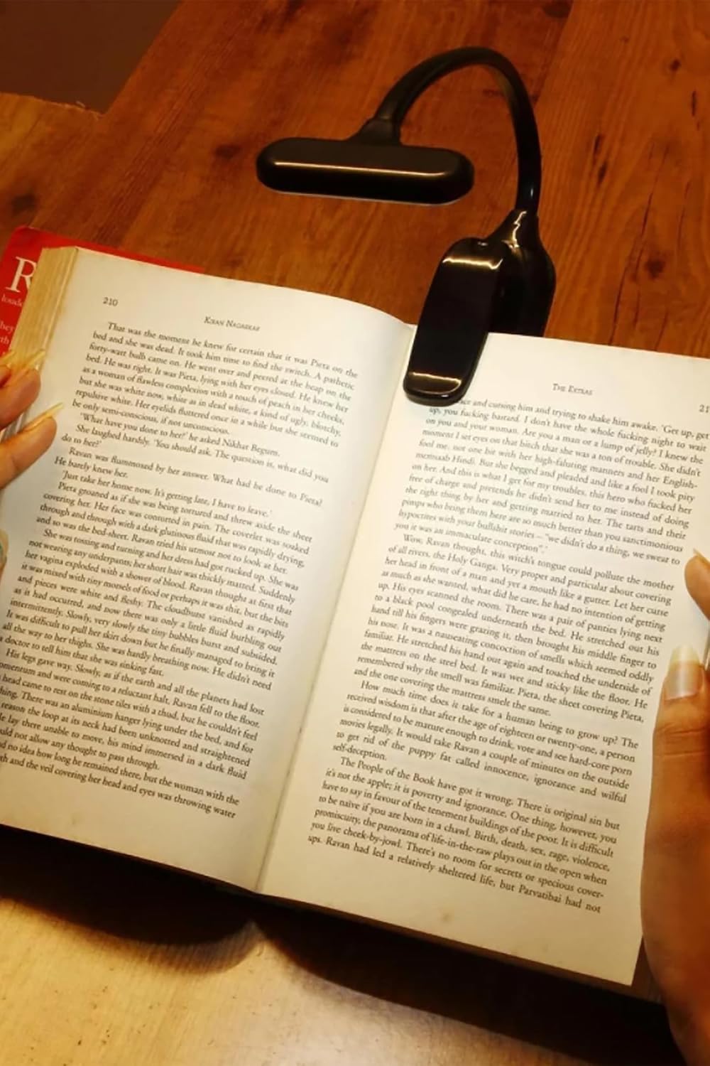 Kitap Okuma Işığı Ledli Klipsli Mini Kitap Okuma Lambası Mandallı Pille Çalışan Işık Masa Lambası Kitap Okuma Işığı