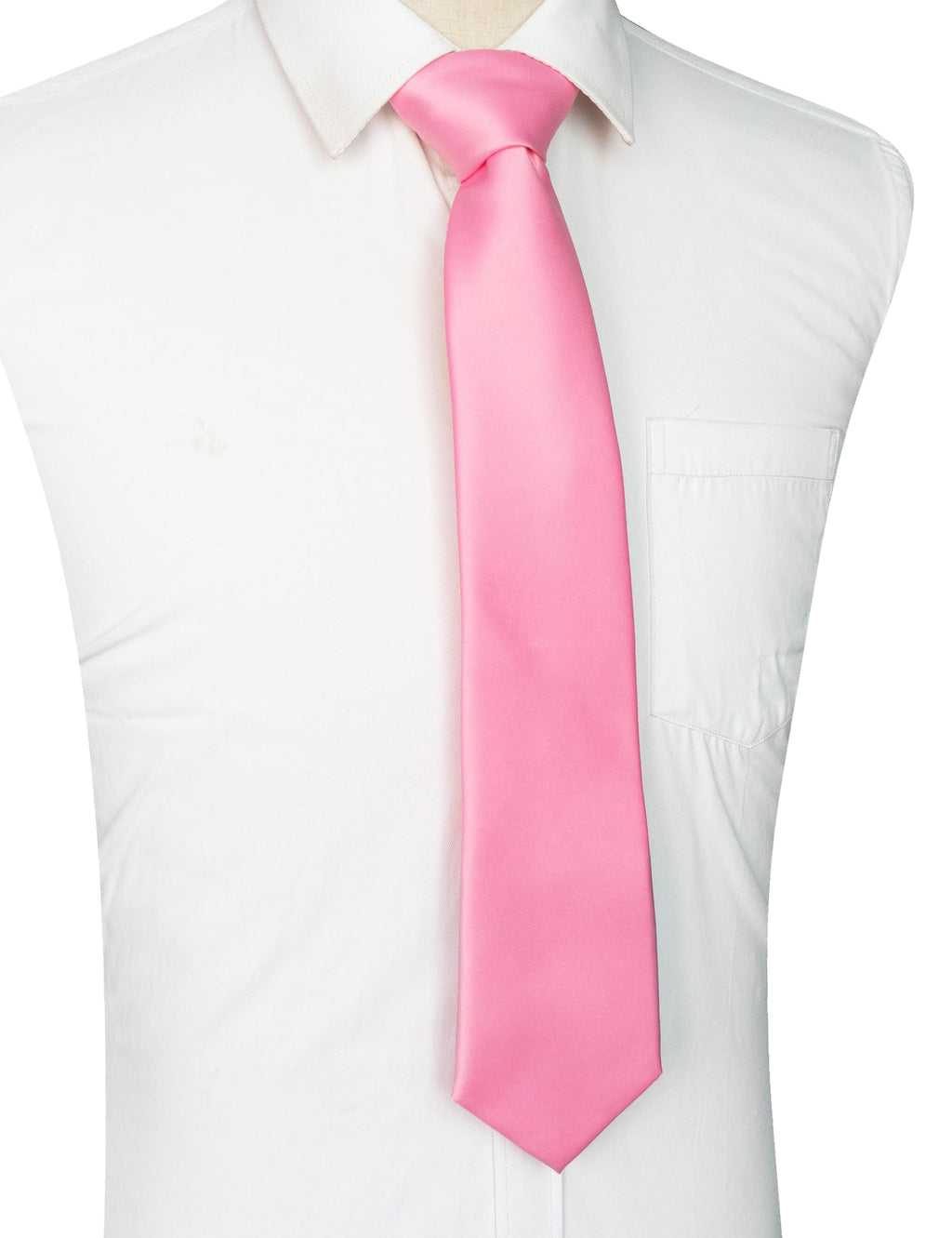 JEMYGINS Solid Color Tie Mens Necktie for Business and Wedding