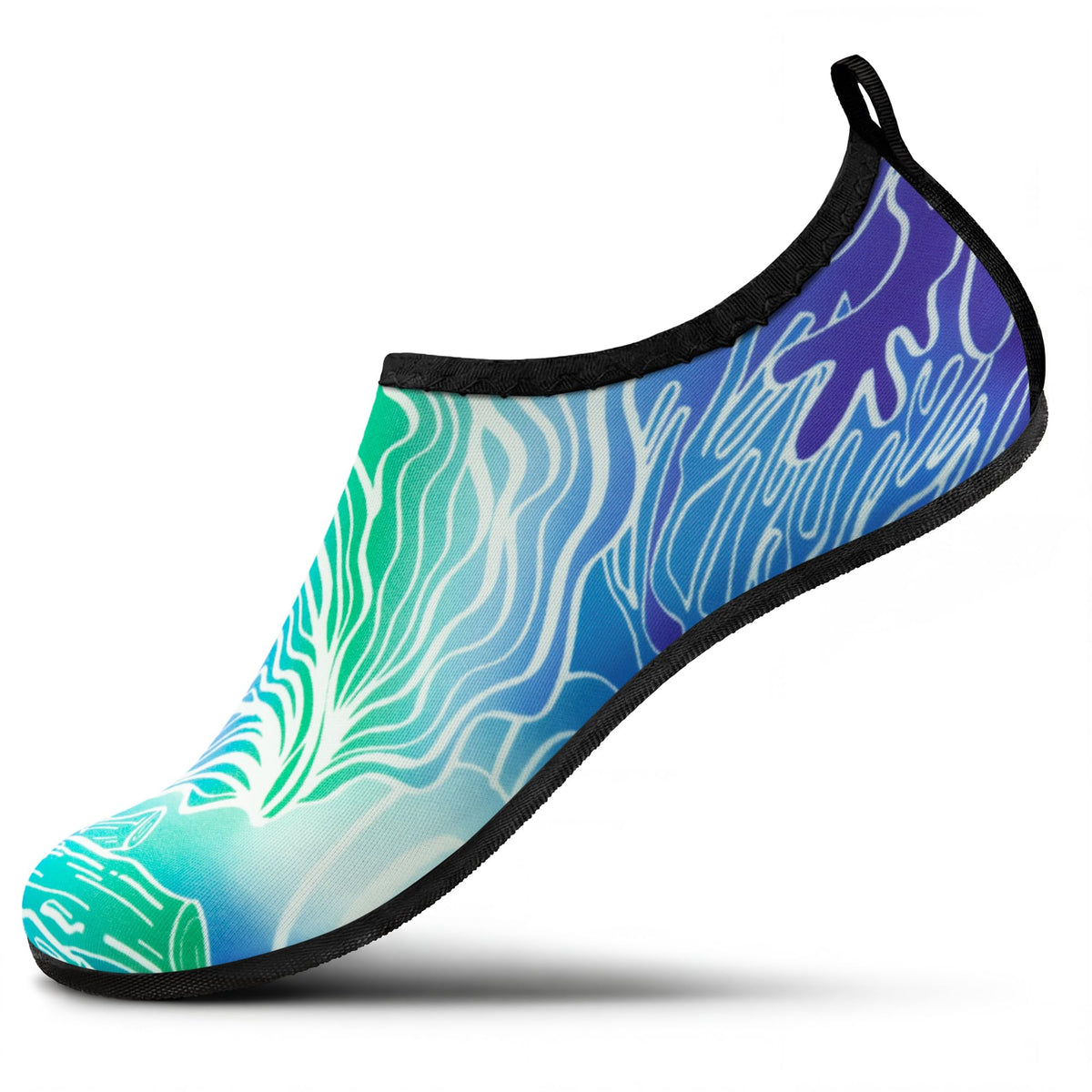 SEEKWAY Water Shoes Women Men Adult Quick-Dry Aqua Socks Barefoot Non Slip for Beach Swim River Pool Lake surf Black SK002(U)