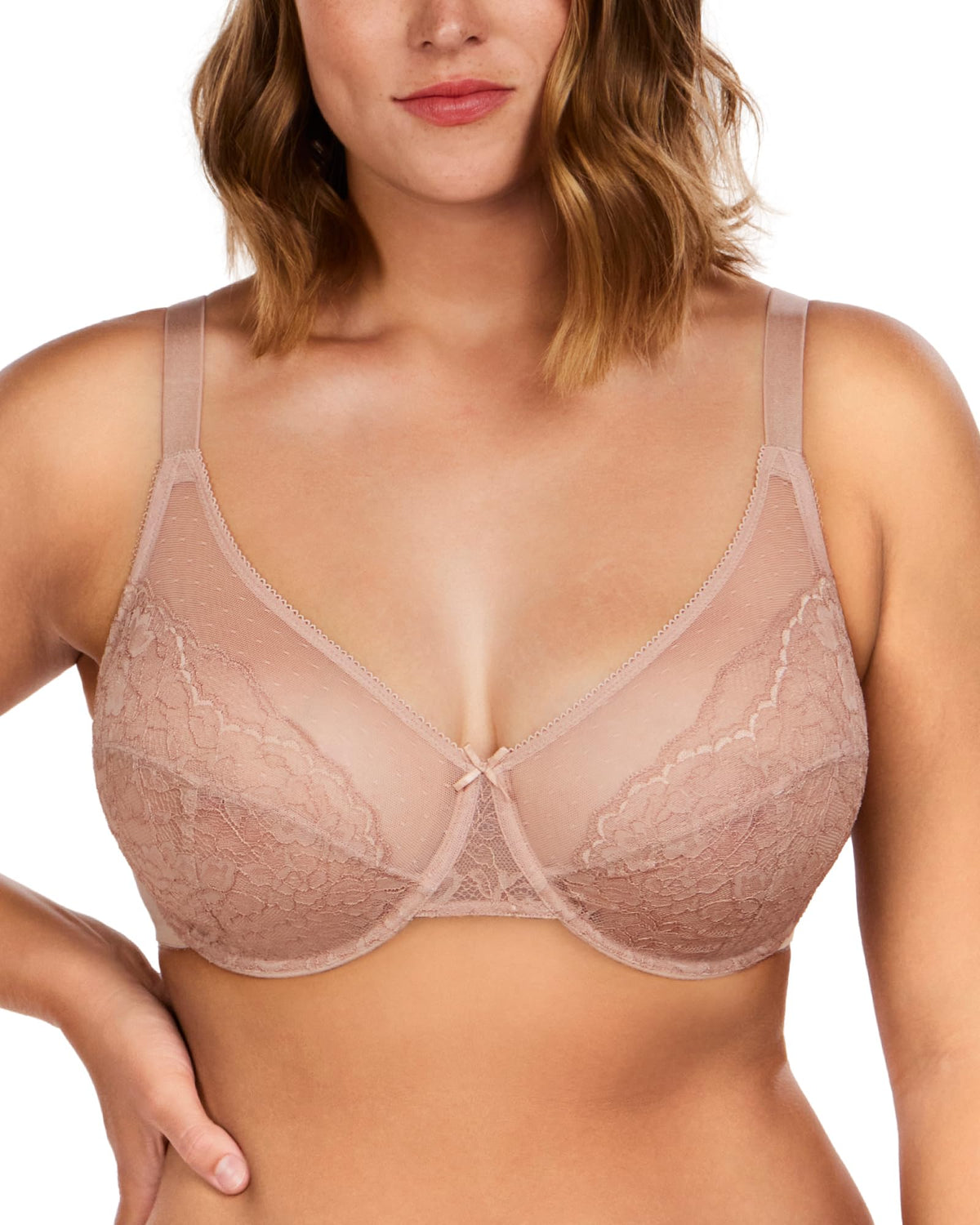 HSIA Minimizer Bras for Women Enchante Lace Underwire Bra for Heavy Breast