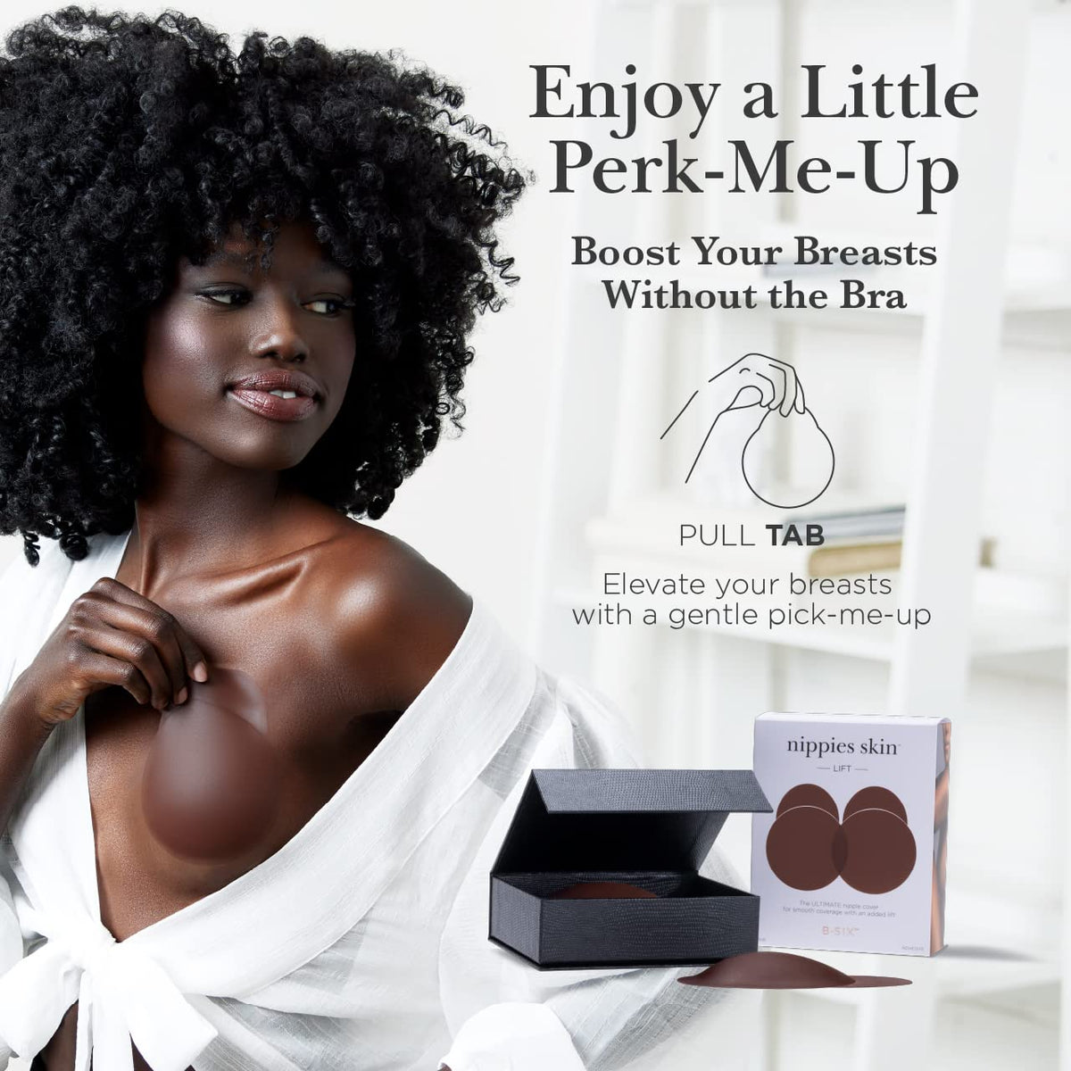 Nippies Reusable Nipple Covers, Skin Safe Pasties in Circle or Lift Style