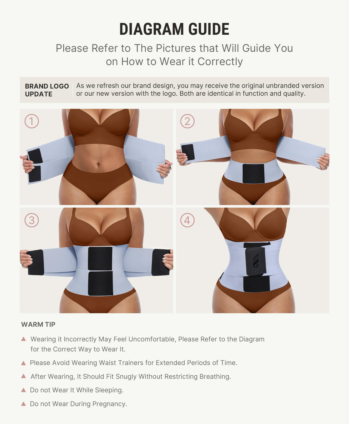 FeelinGirl Waist Trainer Belt Cincher Corset Tummy Control Faja Body Shaper