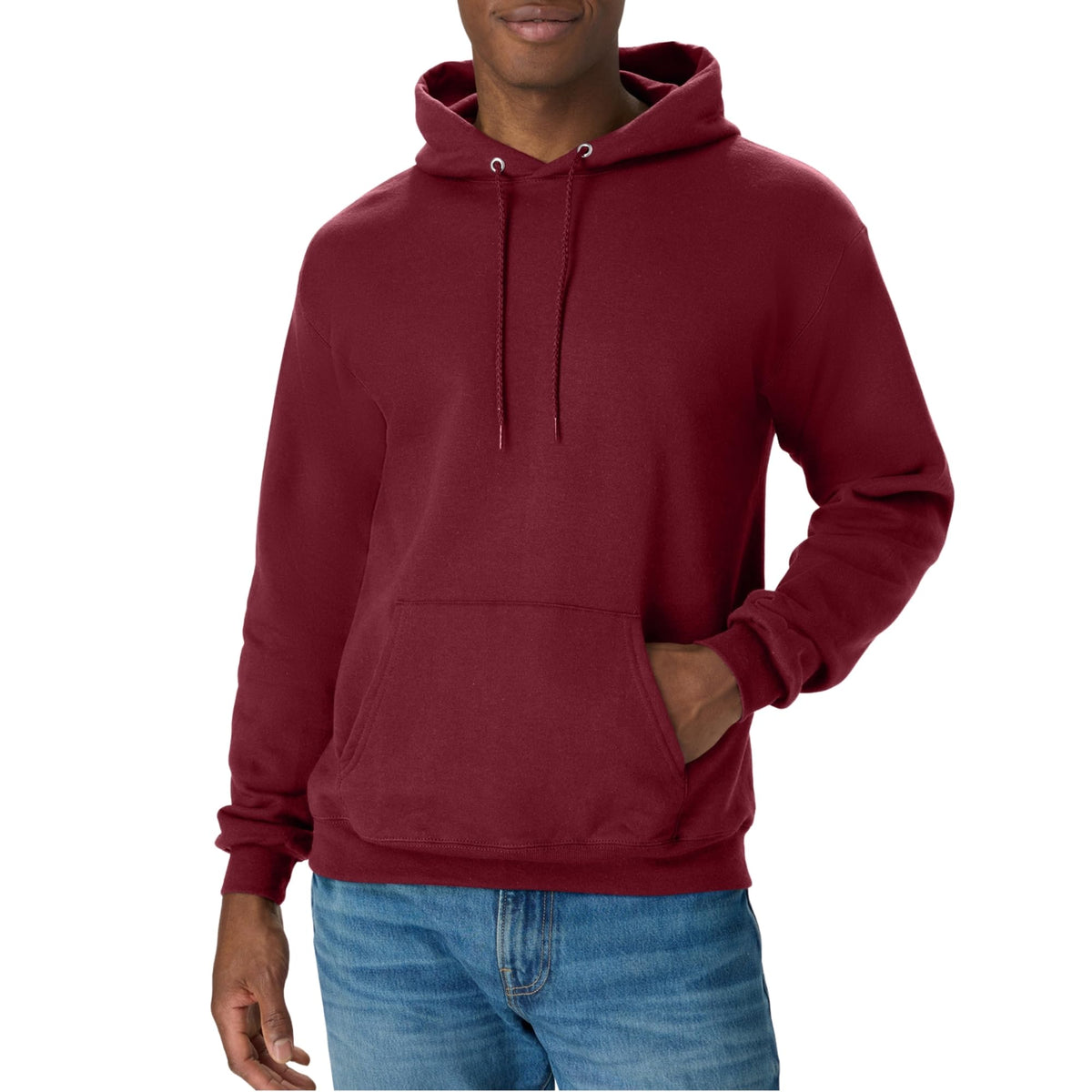 Hanes Men's Hoodie - EcoSmart Fleece Hooded Sweatshirt for Men & Women - Midweight Fleece - Big & Tall Available