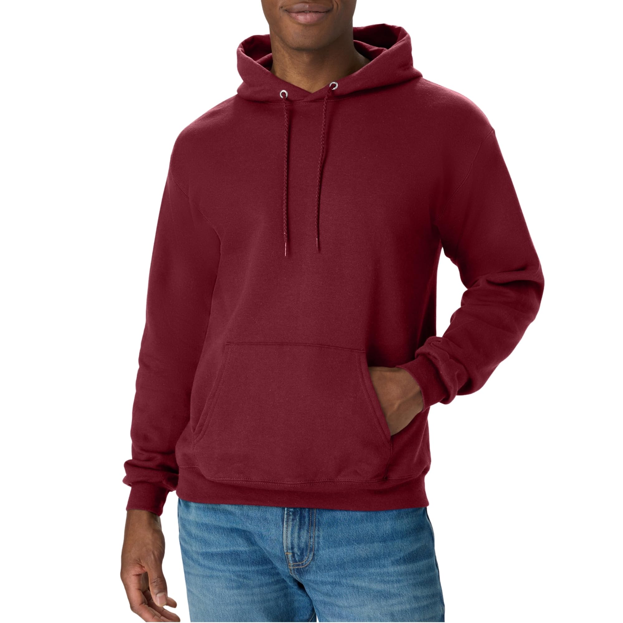 Hanes Men's Hoodie - EcoSmart Fleece Hooded Sweatshirt for Men & Women - Midweight Fleece - Big & Tall Available