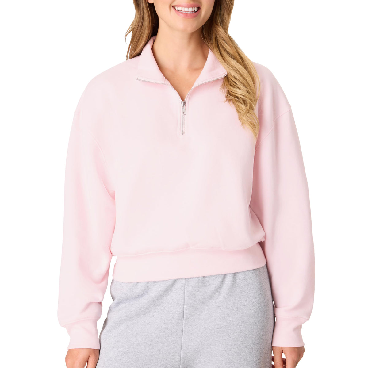 Hanes Women's EcoSmart Fleece Sweatshirt for Women, Soft Midweight - Full-Zip Hoodie, Sweatshirt, or 1/4 Zip