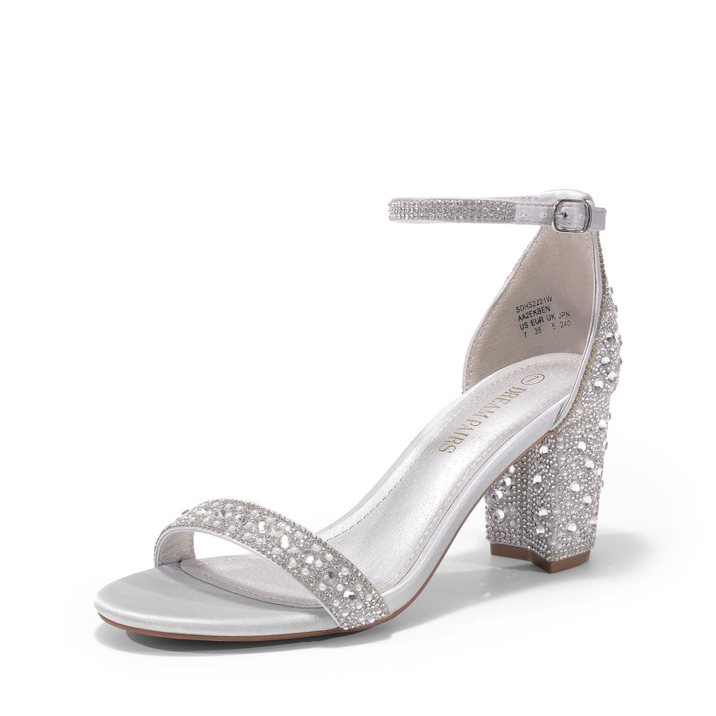 DREAM PAIRS Women's Comfort Block Heel Sandals