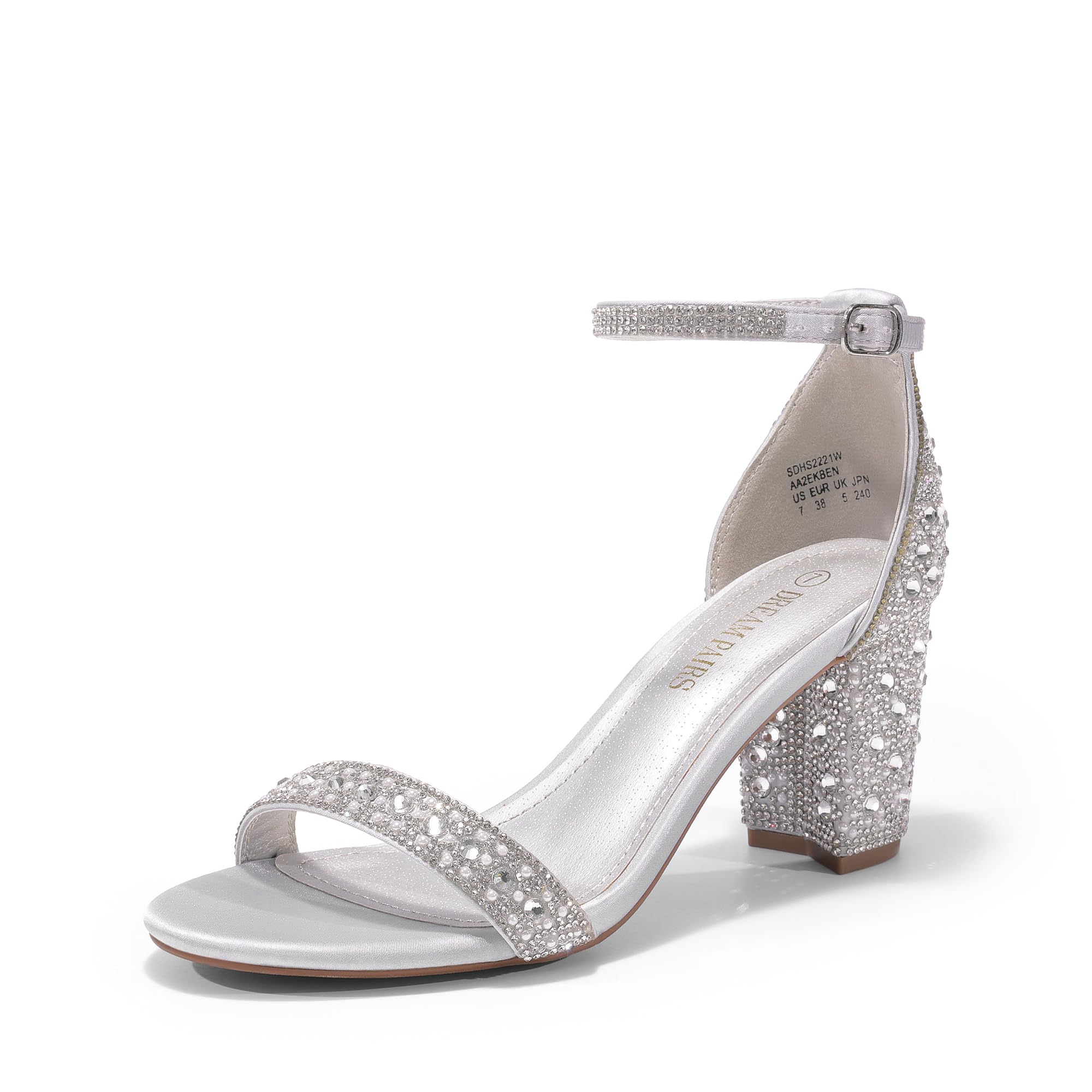 DREAM PAIRS Women's Comfort Block Heel Sandals