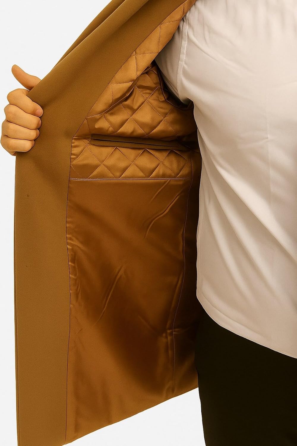 Plus Scorpion Erkek Uzun Kaşe Kaban Palto Mont Çıkartılabilir Kürk Yaka Astarlı Cepli Slim Fit, PRA-13283702-768191