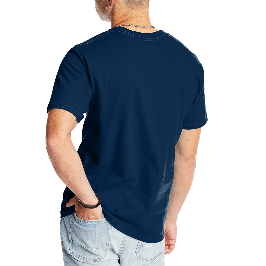 Hanes Men's Beefy-T T-Shirt, Heavyweight Cotton T-Shirts for Men, 1 or 2 Pack, Men's Tees (Tall