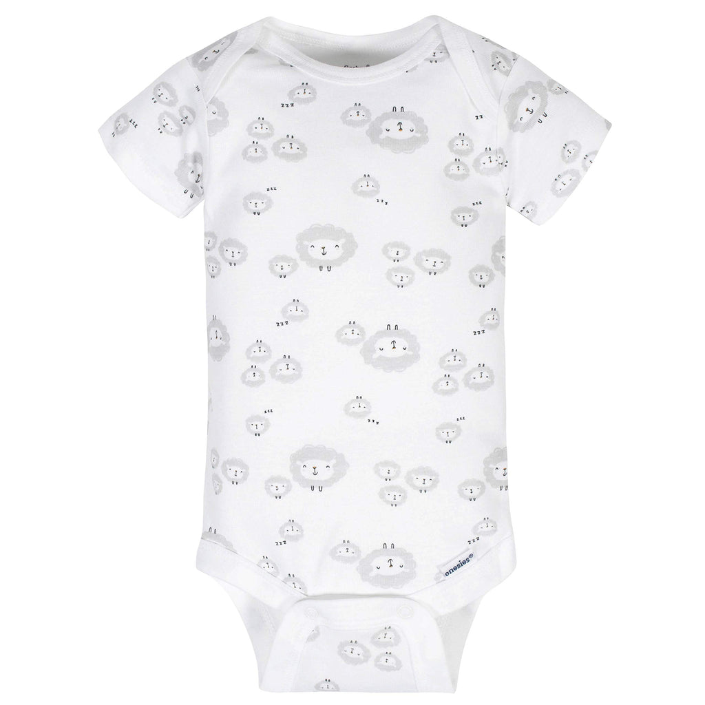 Gerber Baby Girls' 8-pack Short Sleeve Onesies Bodysuits